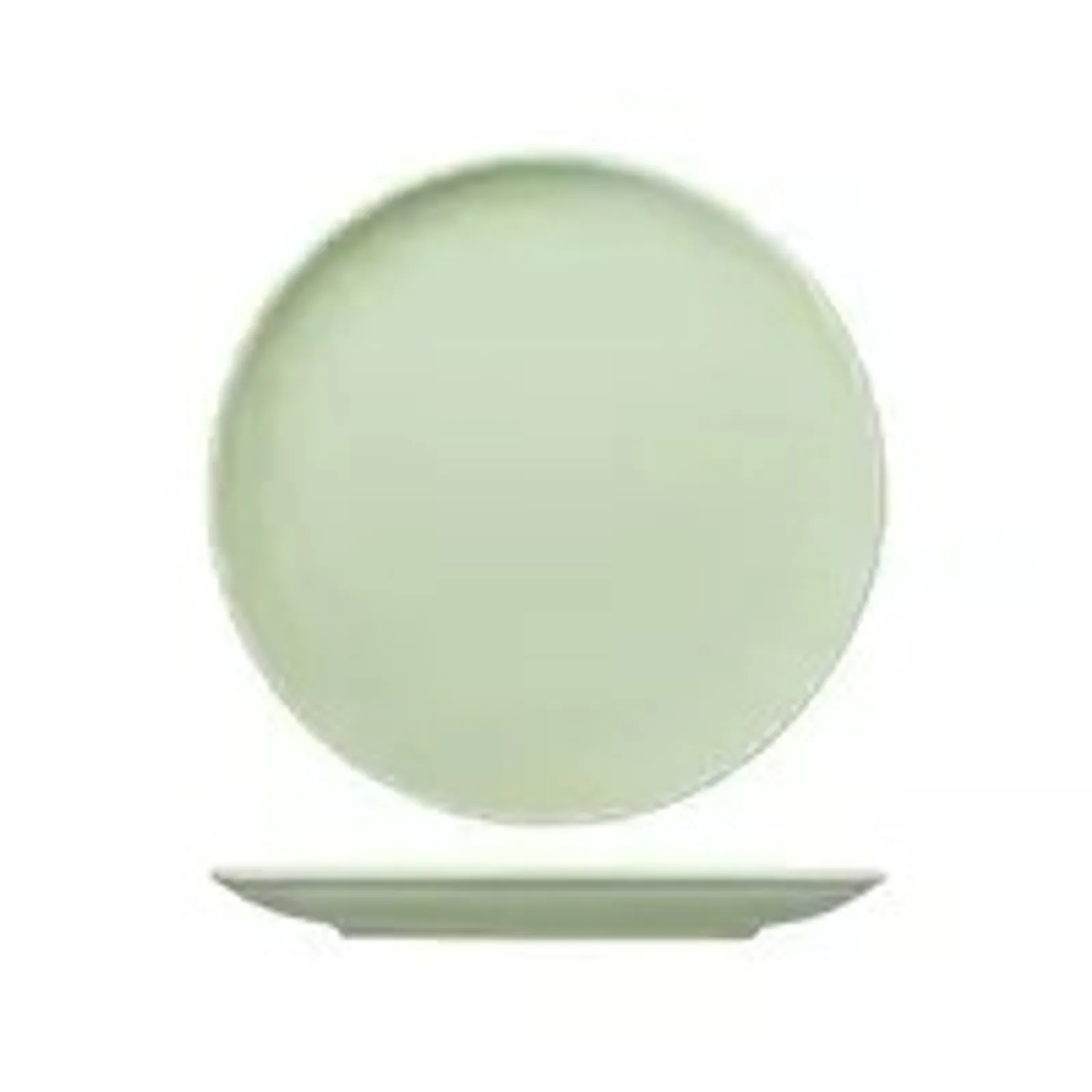 Rak Porcelain RV3270-GN - Vintage Green Round Coupe Plate 270mm