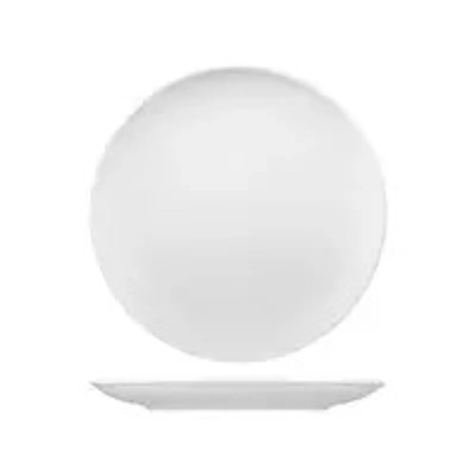 Rak Porcelain RV3270-W - Vintage White Round Coupe Plate 270mm