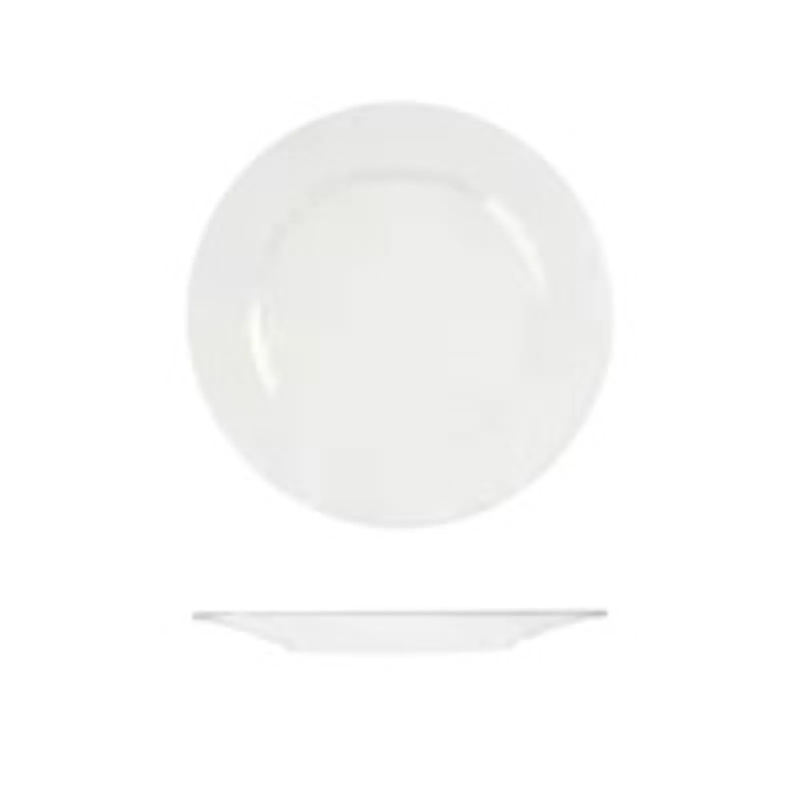 Rak Porcelain RMRP21 - Metropolis Round Plate - Wide Rim 210mm