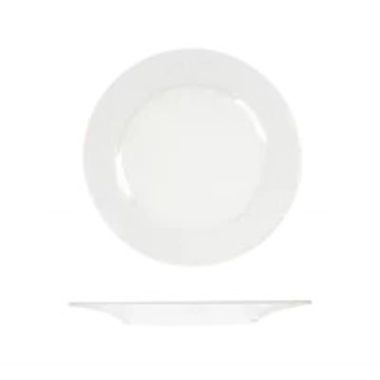 Rak Porcelain RMRP24 - Metropolis Round Plate - Wide Rim 240mm