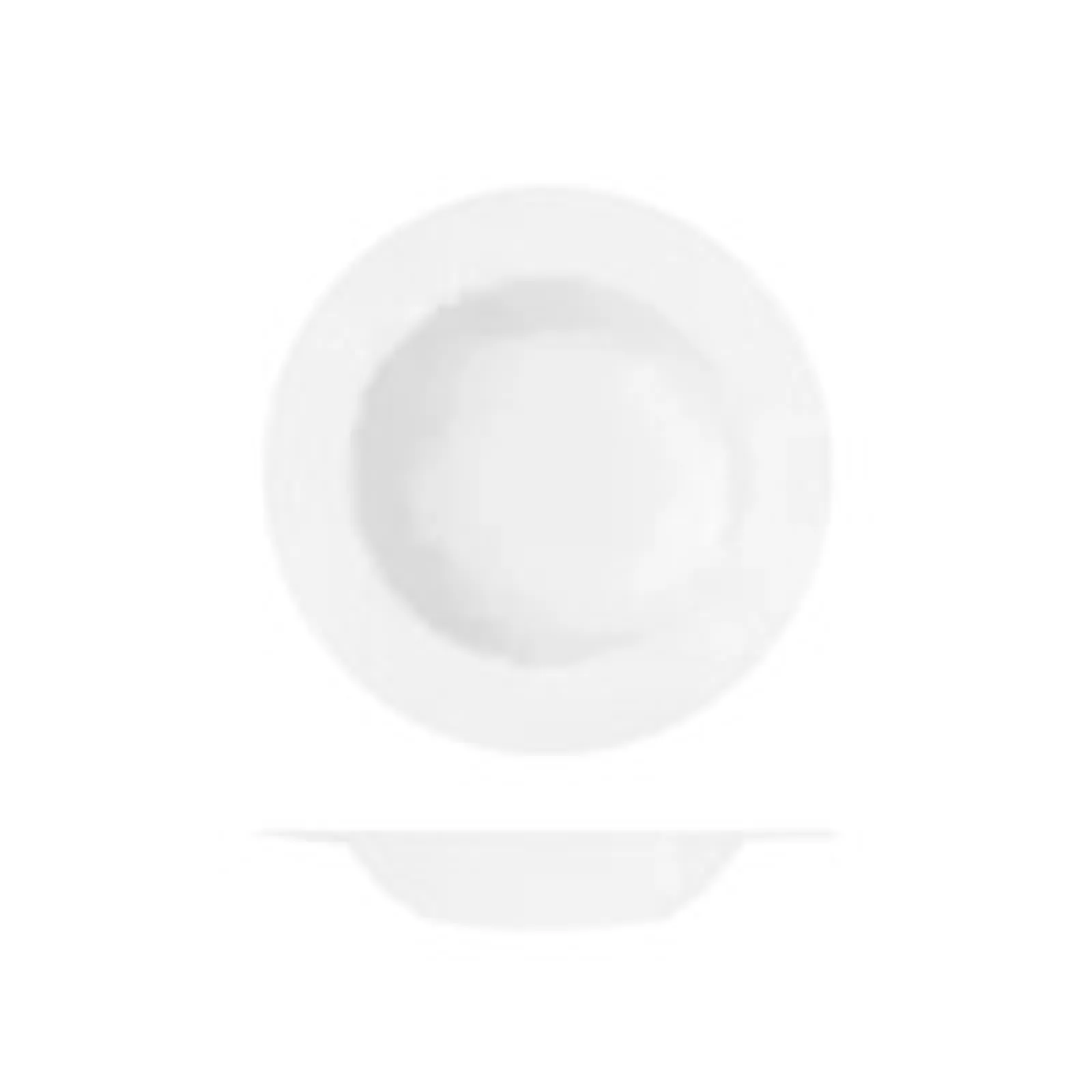 Rak Porcelain R10-2411 - Le Ballet Fedra Round Flat Wide Rim Bowl 370ml