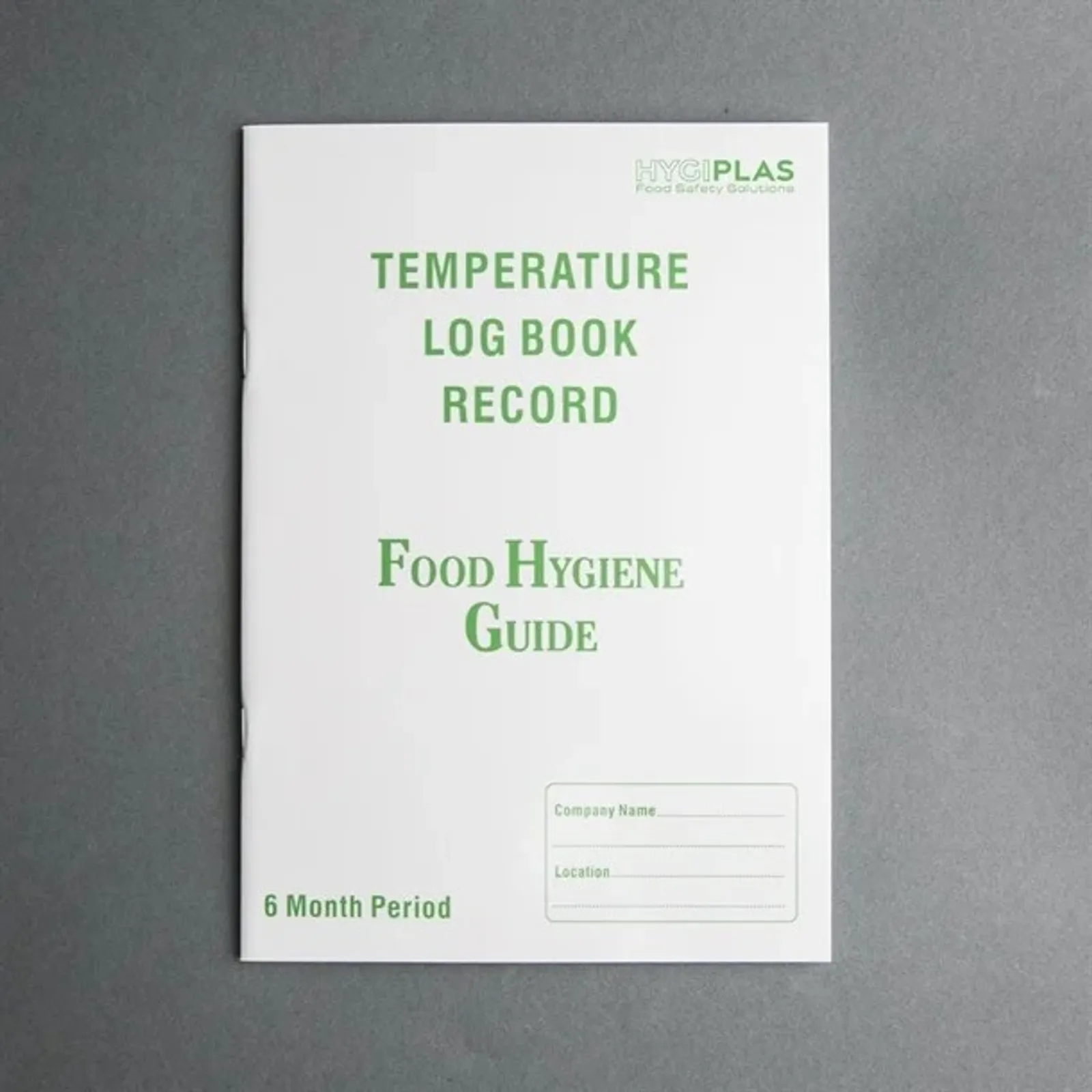 Hygiplas J201 - Temperature Log Book
