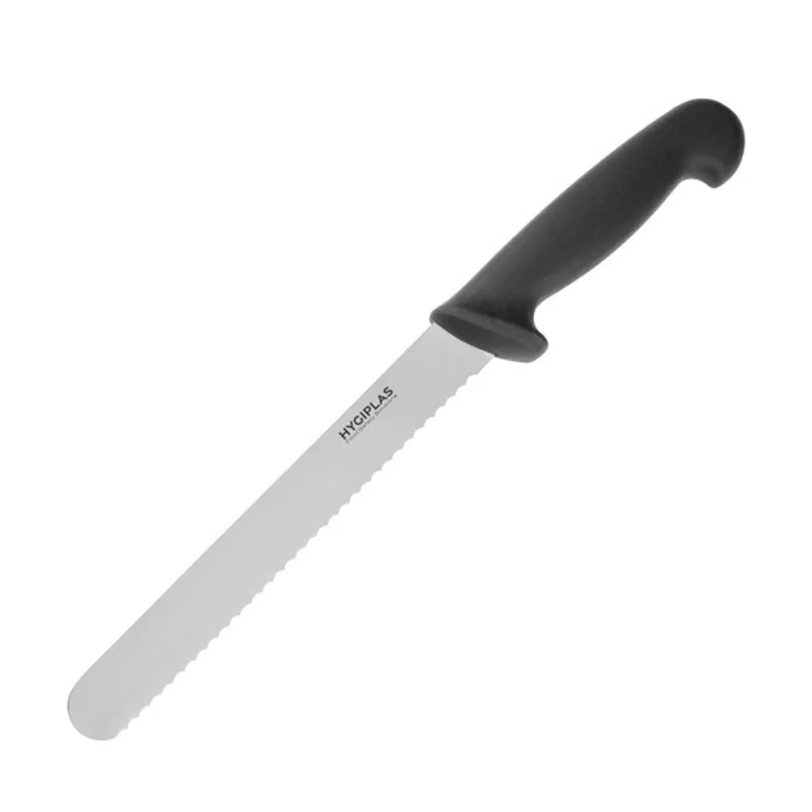 Hygiplas D734 - Bread Knife Black 200mm