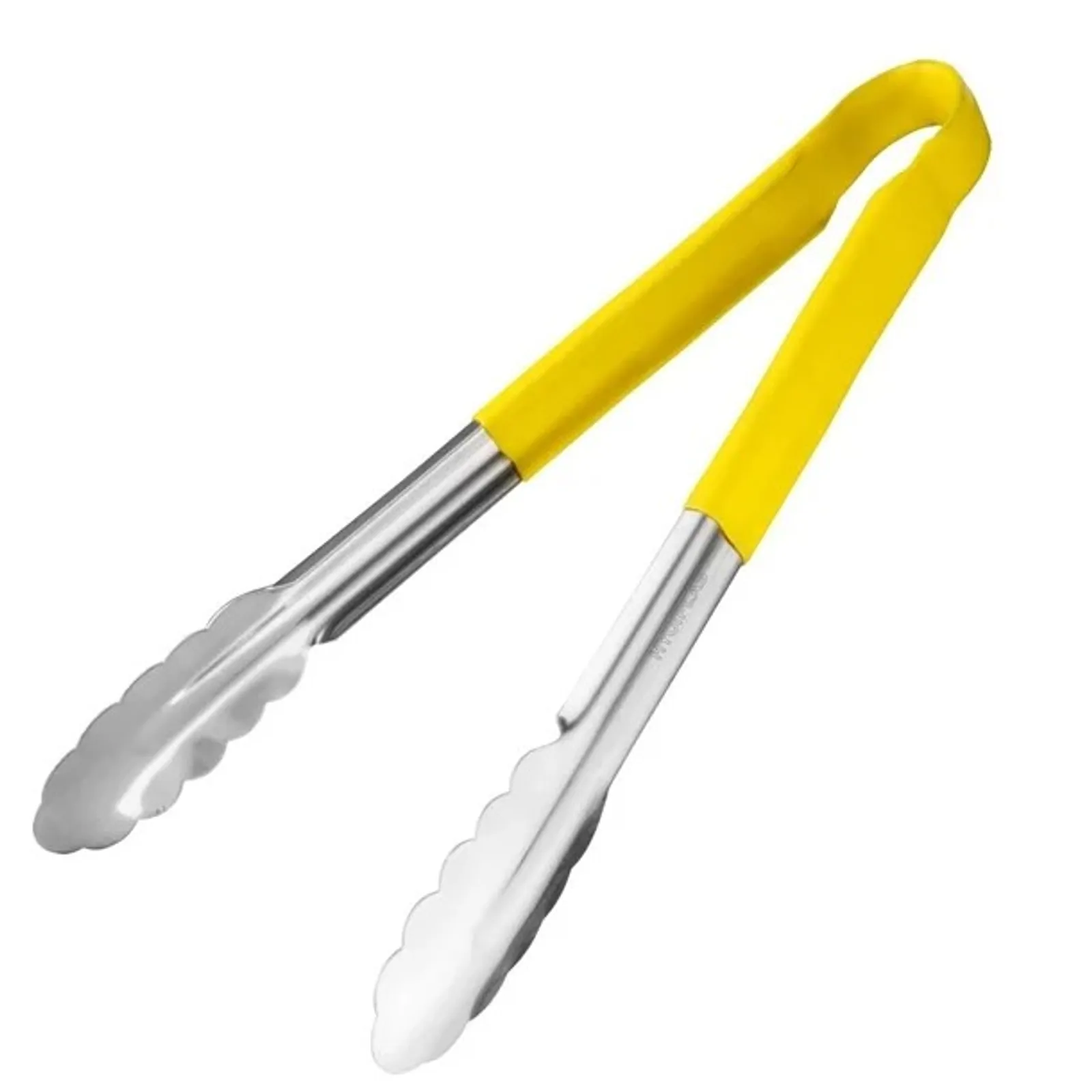 Hygiplas CB157 - Colour Coded Yellow Serving Tongs 300mm