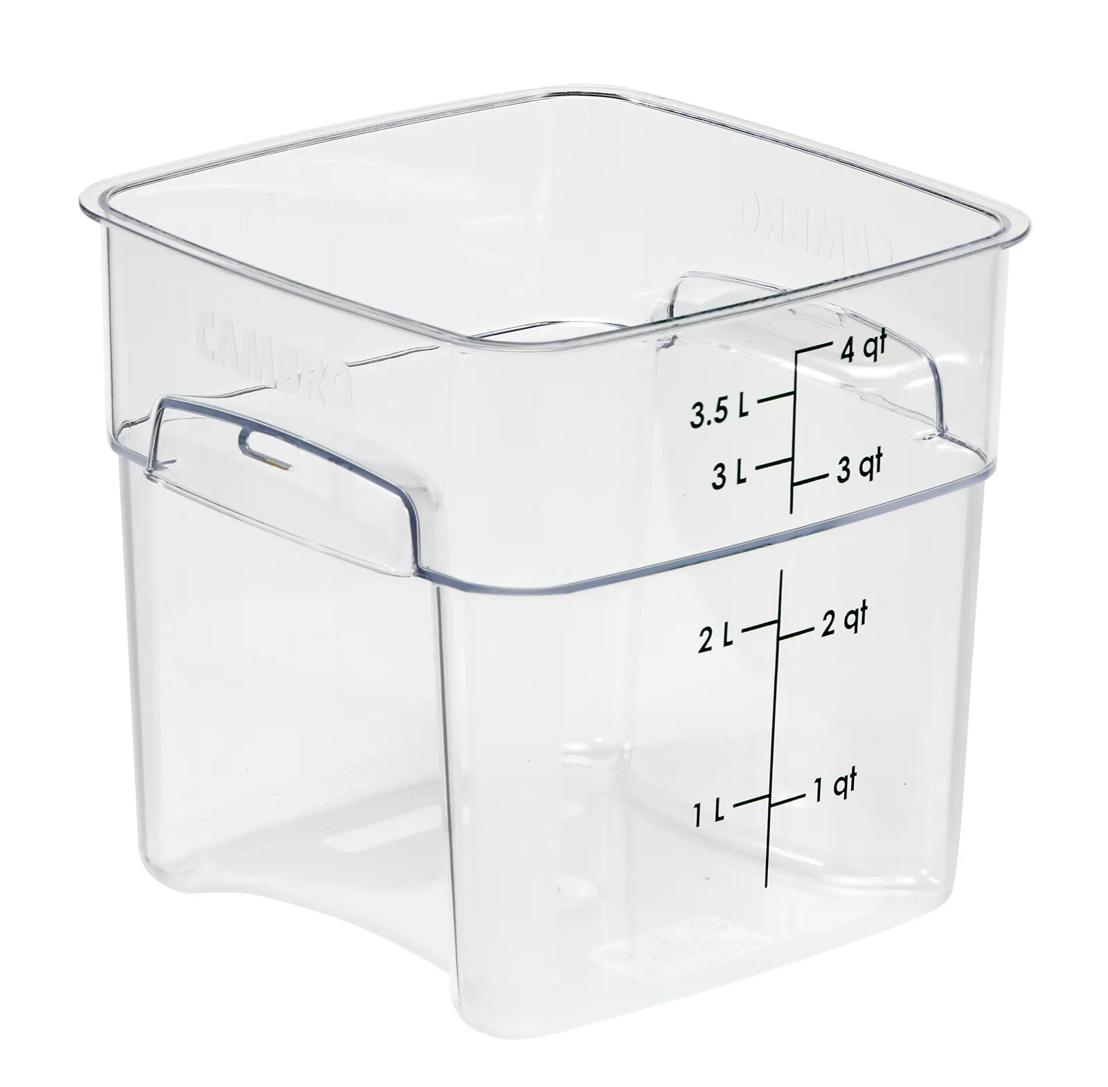 Cambro 4SFSPROCW - Camsquare FreshPro Storage Container 3.8L Clear