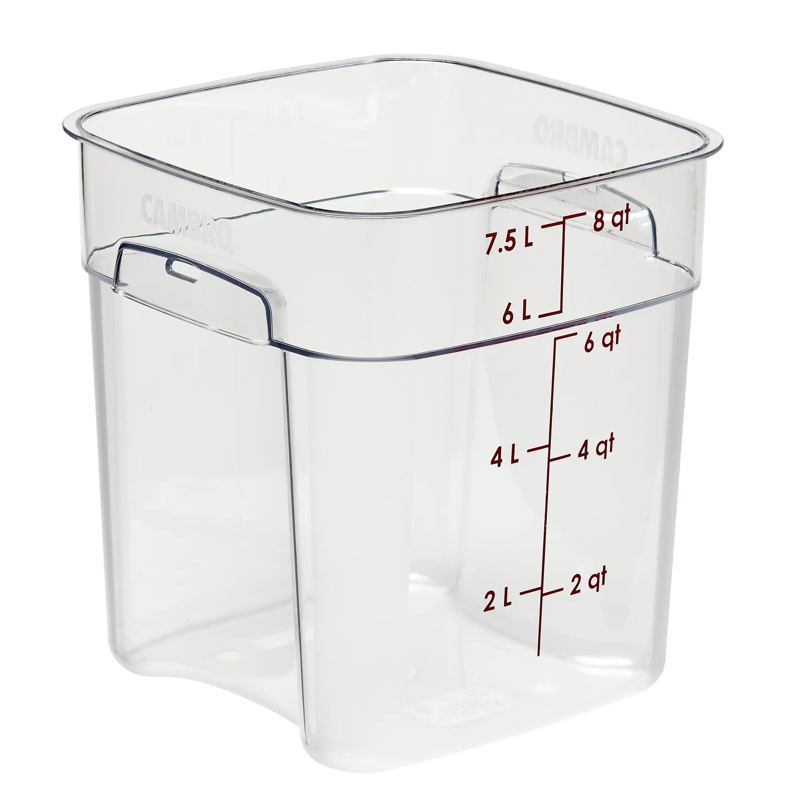 Cambro 8SFSPROCW - Camsquare FreshPro Storage Container 7.6L Clear