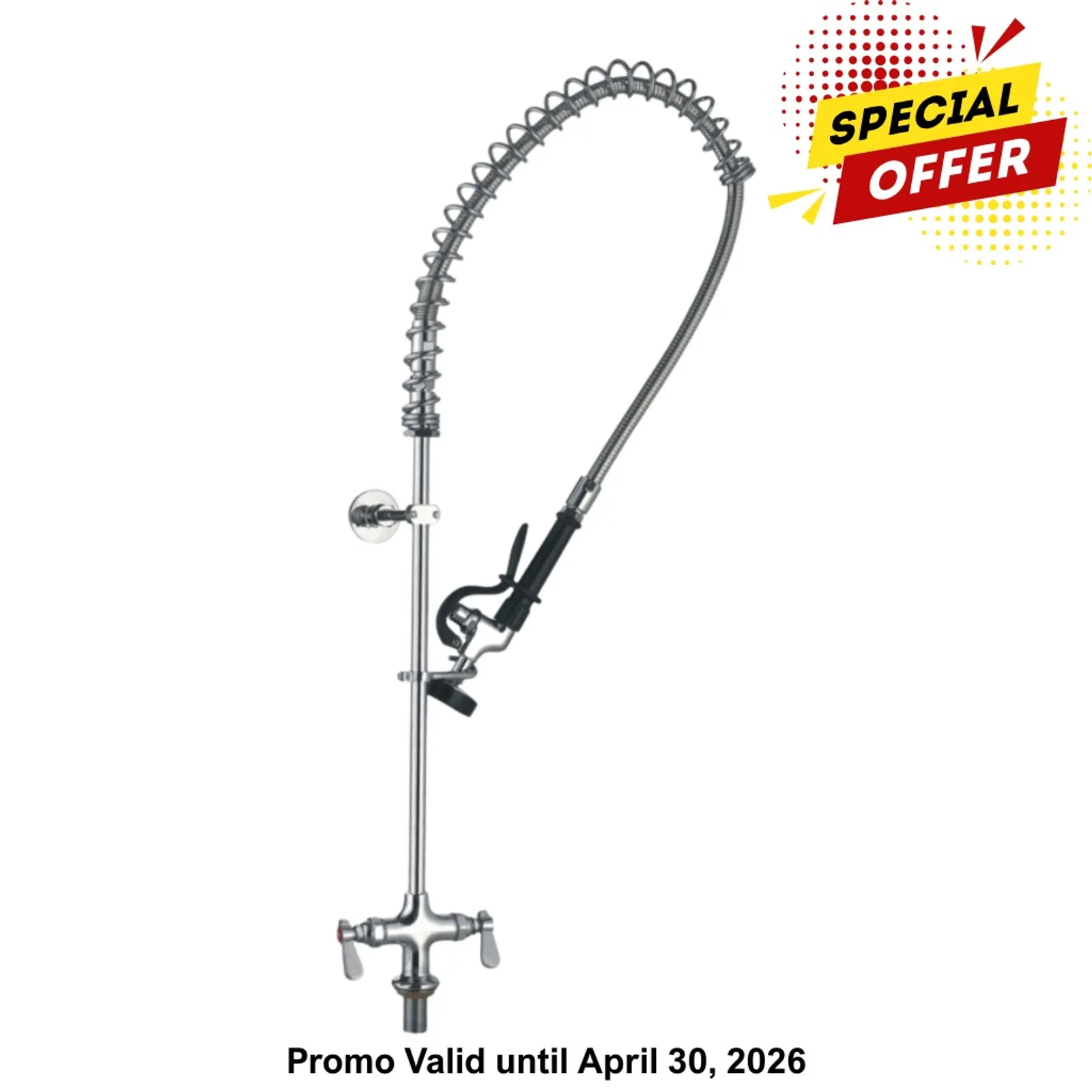 Sunmixer T98001-1 - Pre Rinse Unit with 510mm Riser and 1118mm Hose