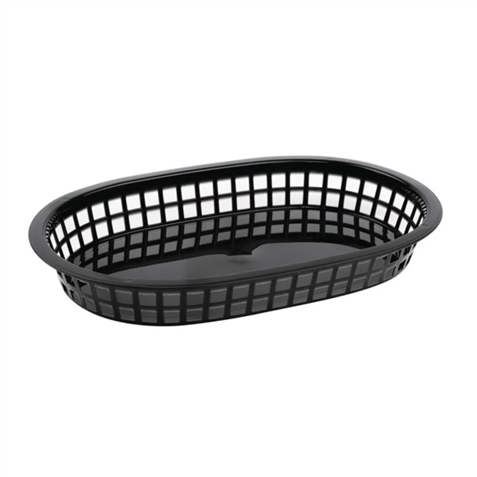 Olympia GH969 - Oval Food Basket Black 40x275x175mm, Pack of 6