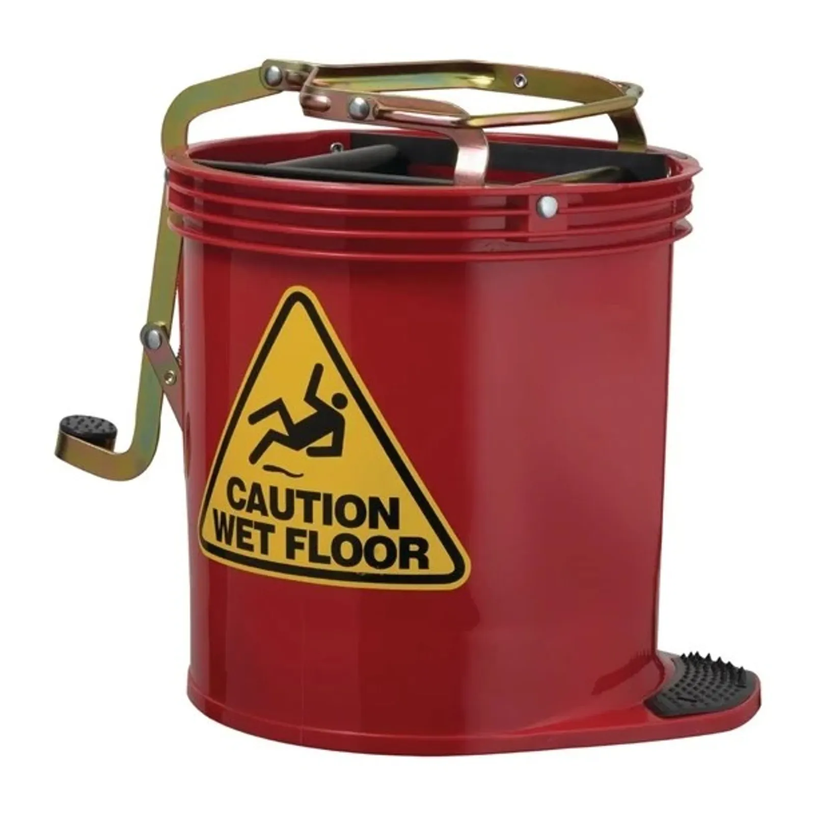 Oates CR725 - Contractor Roller Wringer Bucket Red 15Ltr