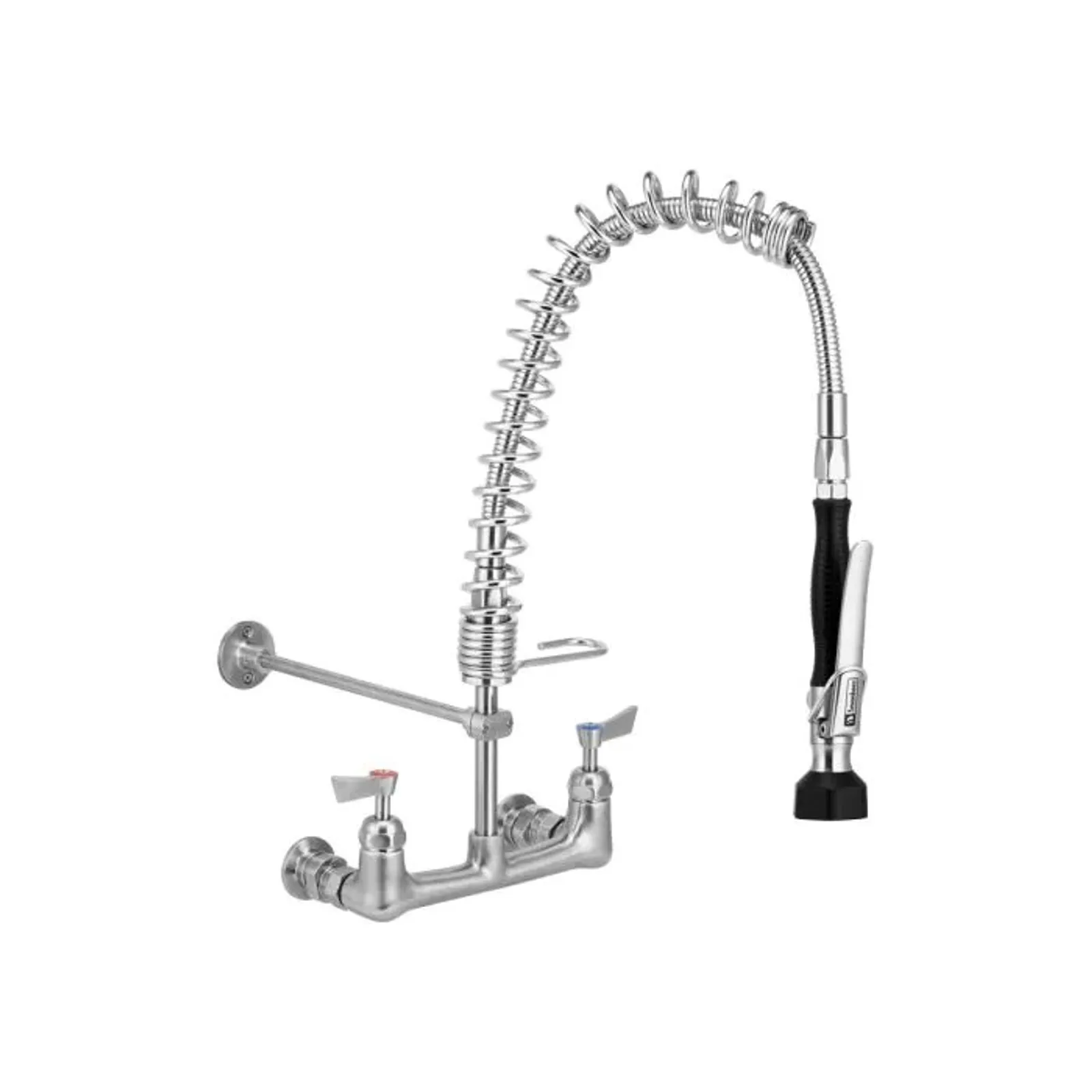 Clean-A-Jet T-3M53430-C - Compact Stainless Steel Exposed Wall Mounted Pre Rinse Unit