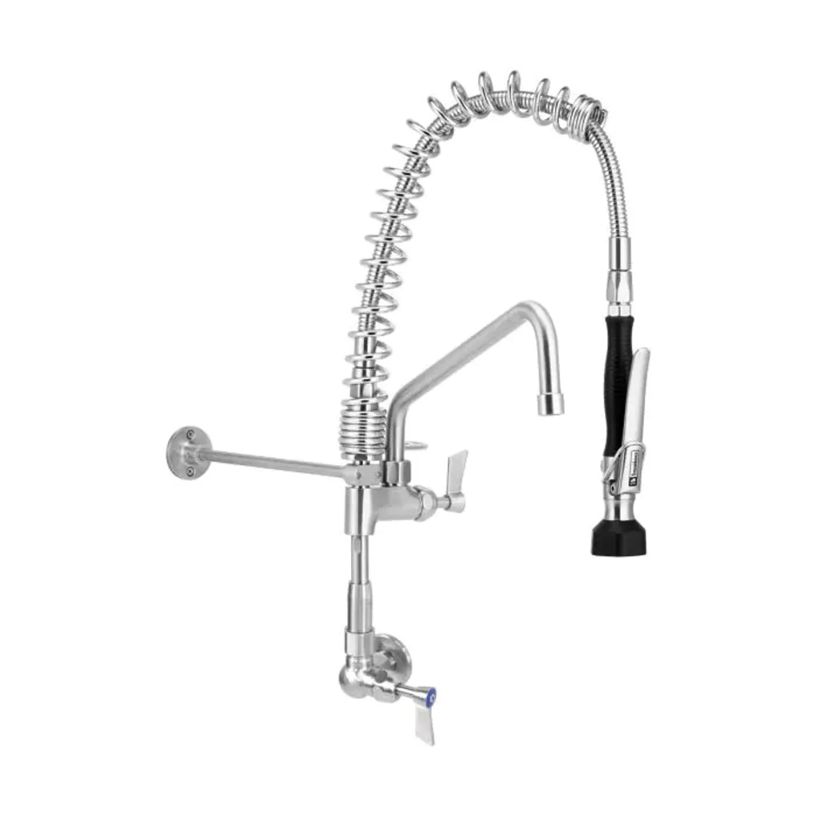 Clean-A-Jet T-3M53712-C - Compact Stainless Steel Single Wall Mount Pre-Rinse with 12" Pot Filler