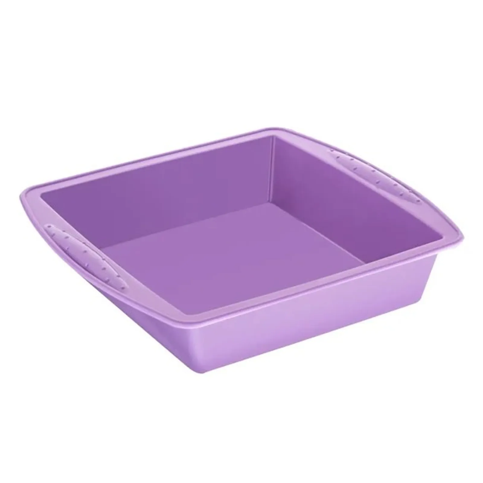 Hygiplas CX049 - Flexible Silicone Square Bake Pan Purple 245mm