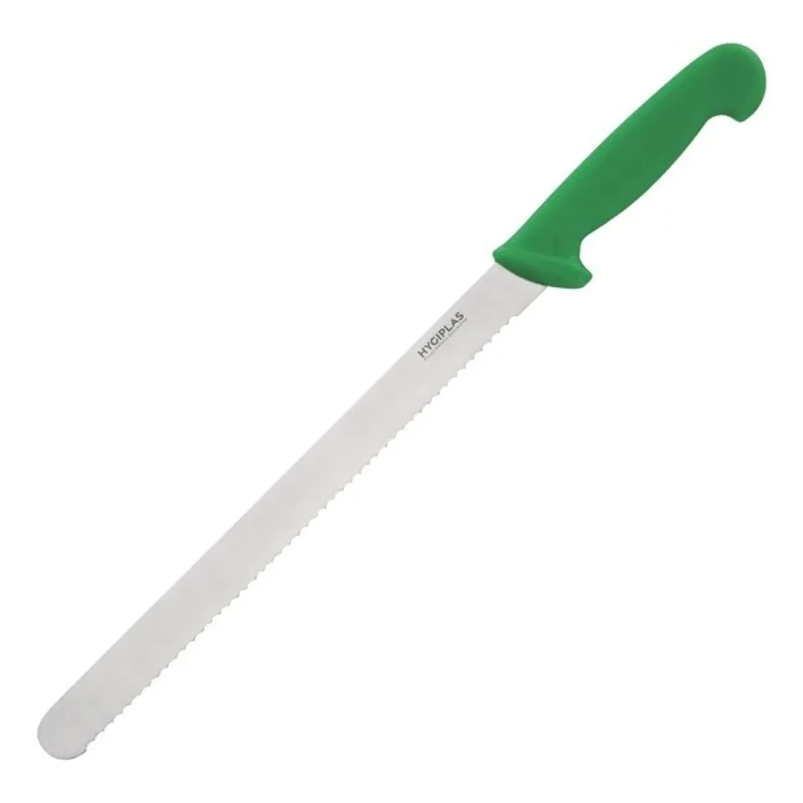 Hygiplas C867 - Serrated Slicer Green 300mm