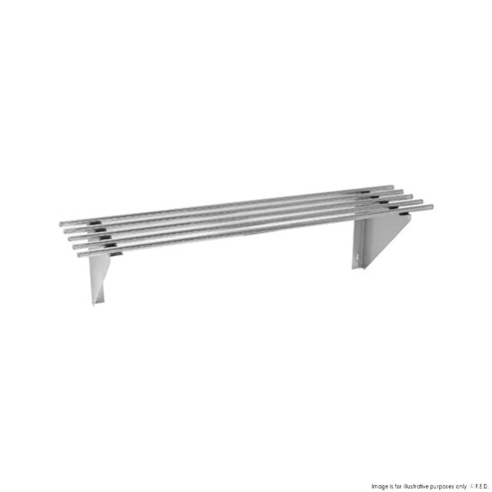 Modular Systems 0900-WSP1 - Pipe Wallshelf 900mm