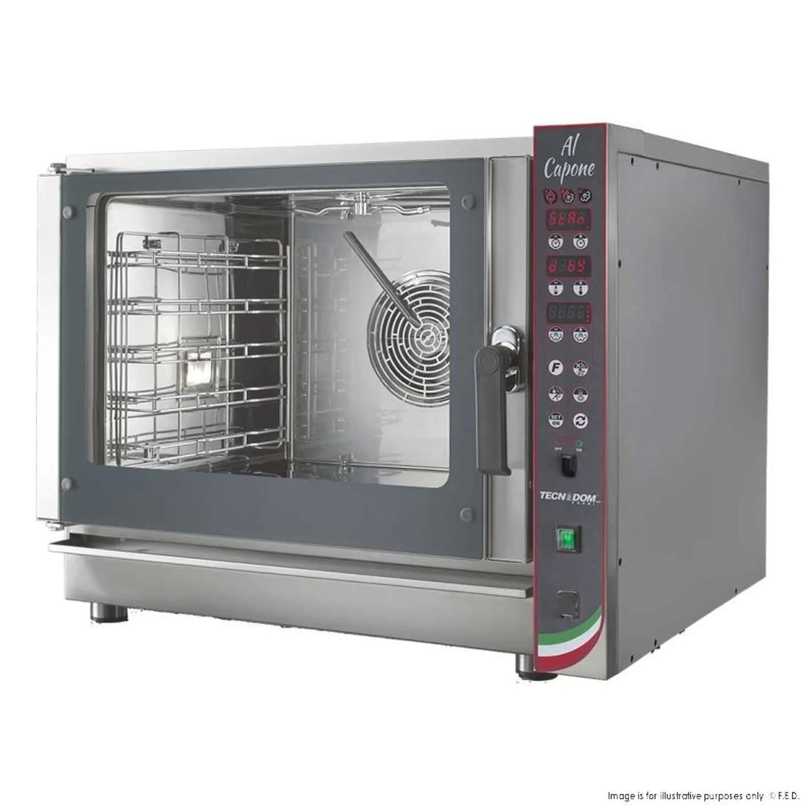 Tecnodom TDC-5VH - Nerone CL Digital 5 Tray Combi Oven