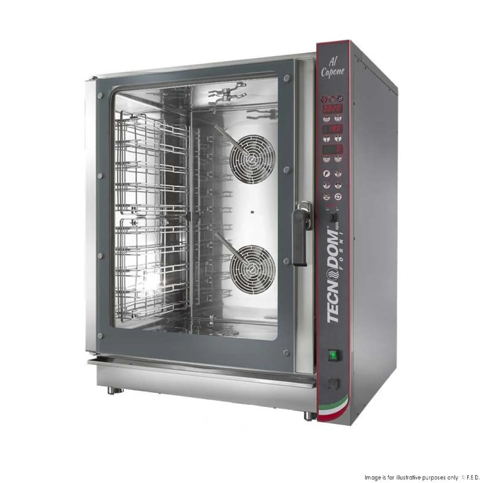 Tecnodom TDC-10VH - Nerone CL Digital 10 Tray Combi Oven