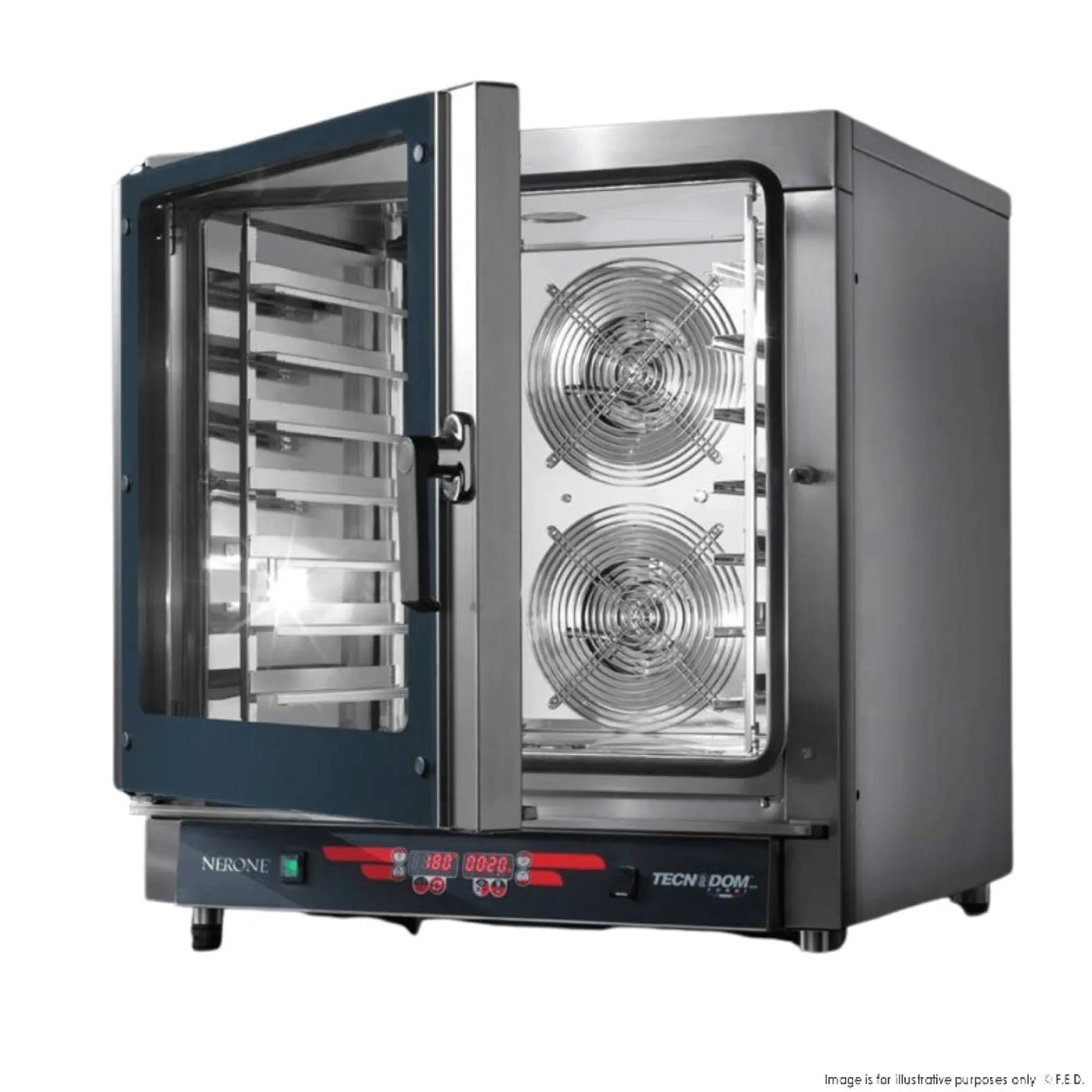Tecnodom TD-7NE - Nerone MID Digital 7 Tray Combi Oven