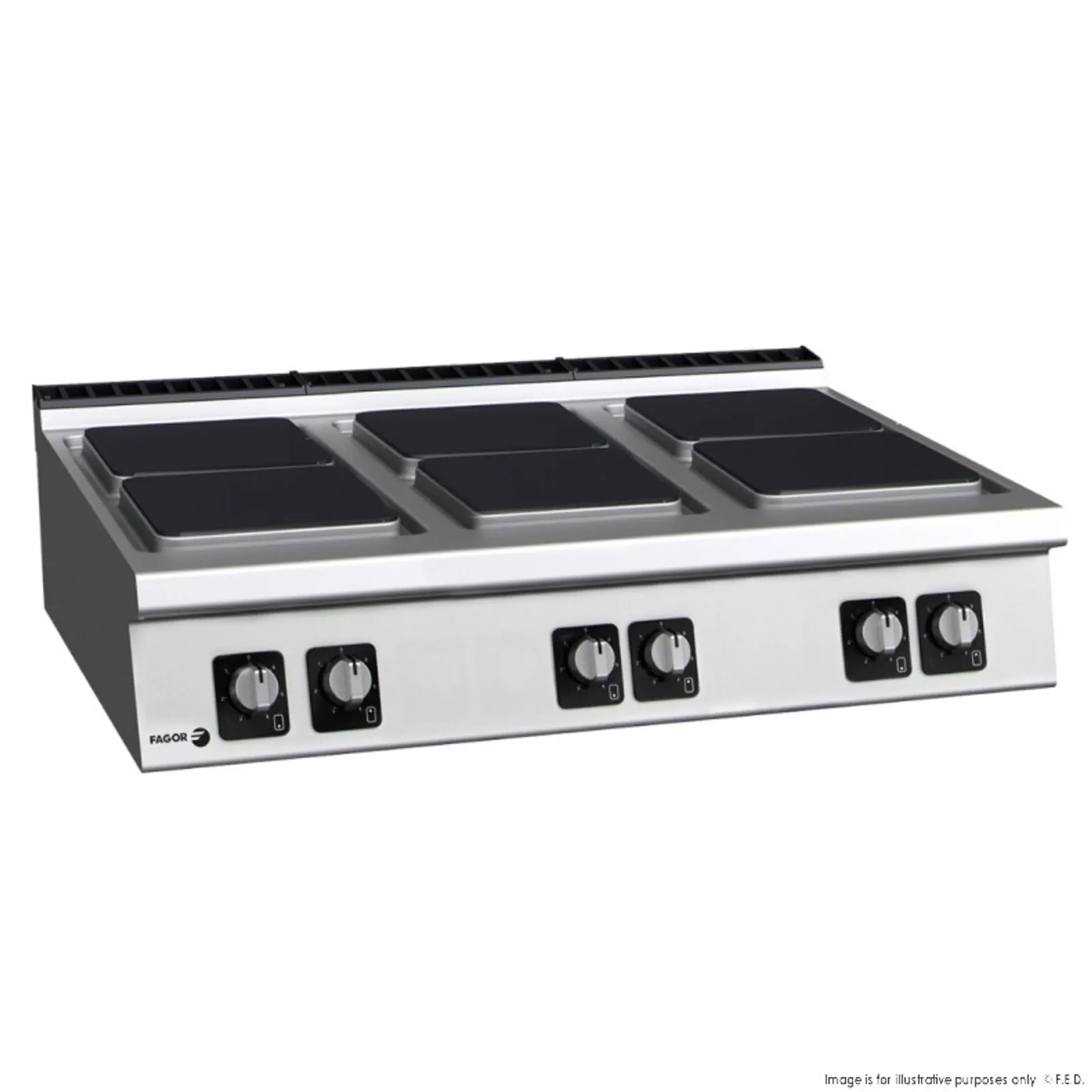 Fagor Professional C-E960 - Kore 900 Series Electric 6 Burner