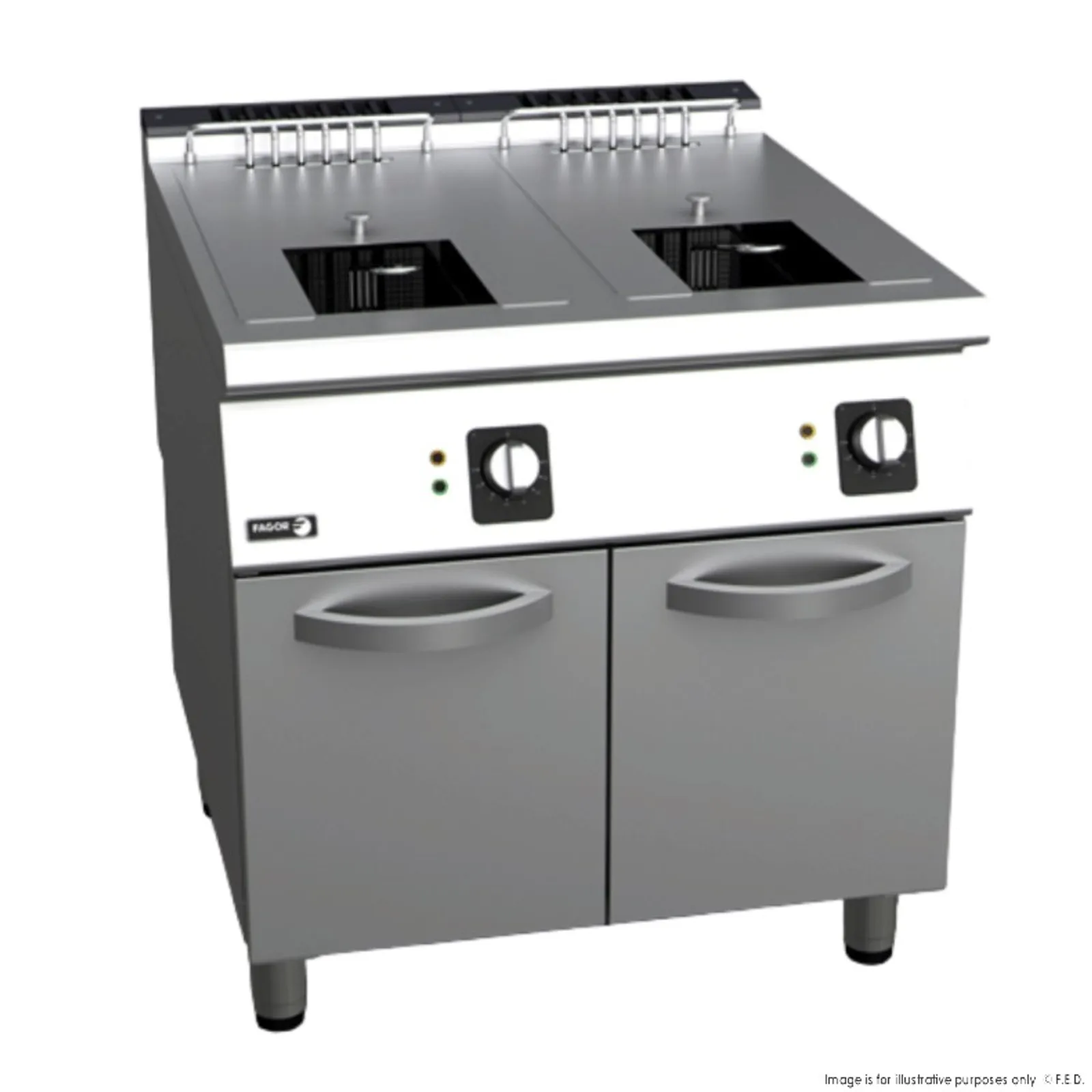 Fagor Professional F-E9221 - Kore 900 Electric Fryer with 2x21L Tank and 4 Baskets