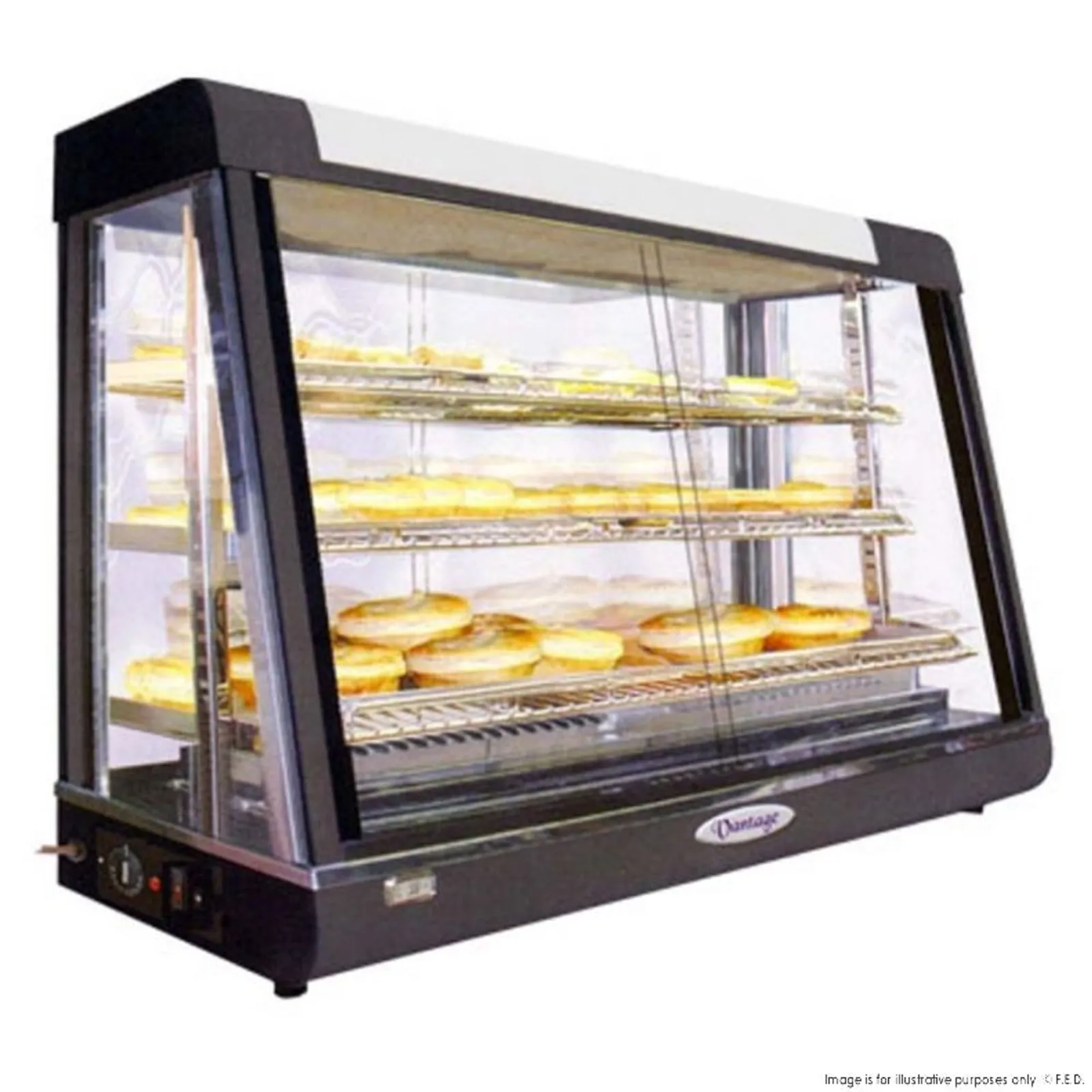 Benchstar PW-RT/1200/1E - Pie Warmer and Hot Food Display