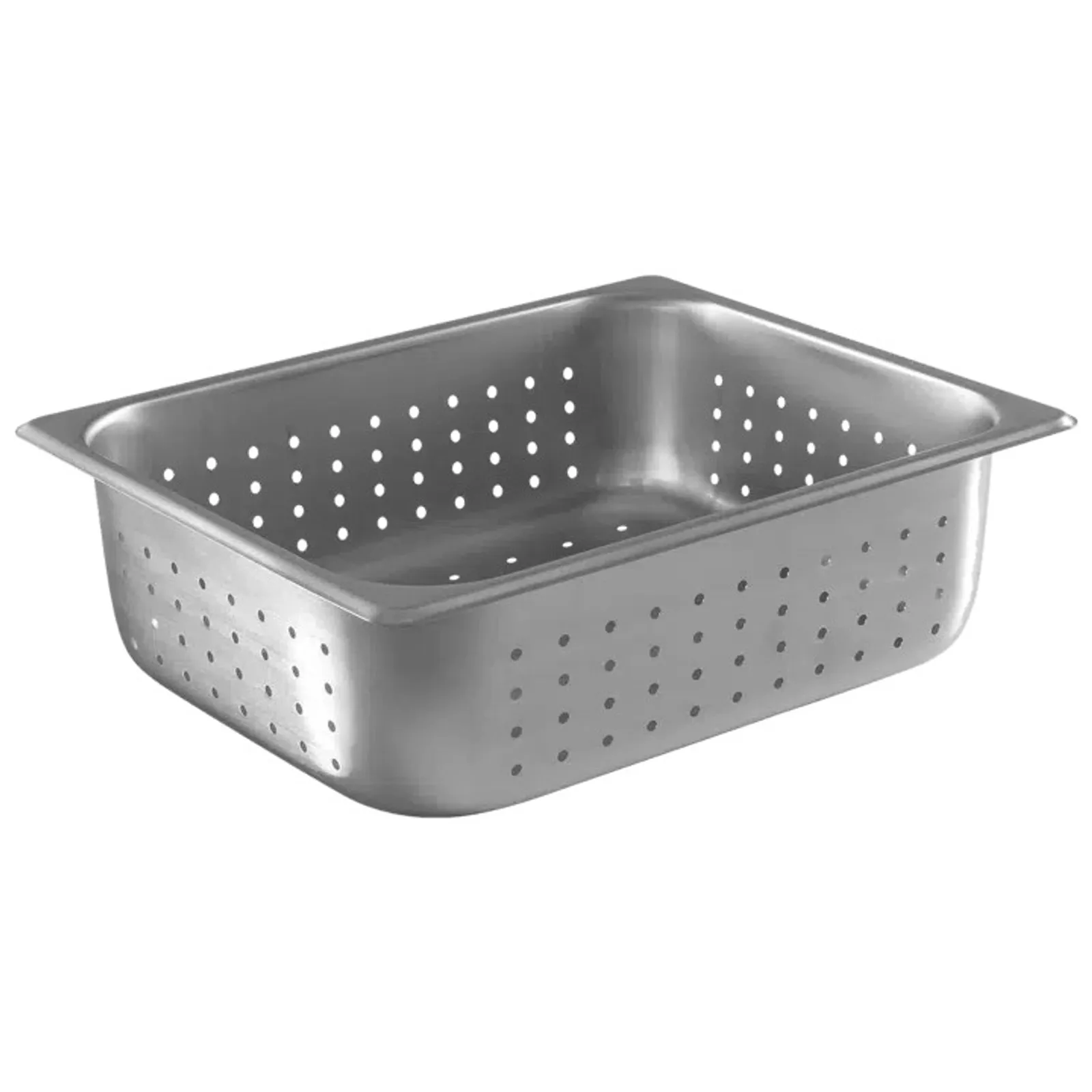 KH Classik Chef X1504-P - US Standard GN Food Pan S/S – 450-P 1/2 X 100mm Perf. Steam Pans