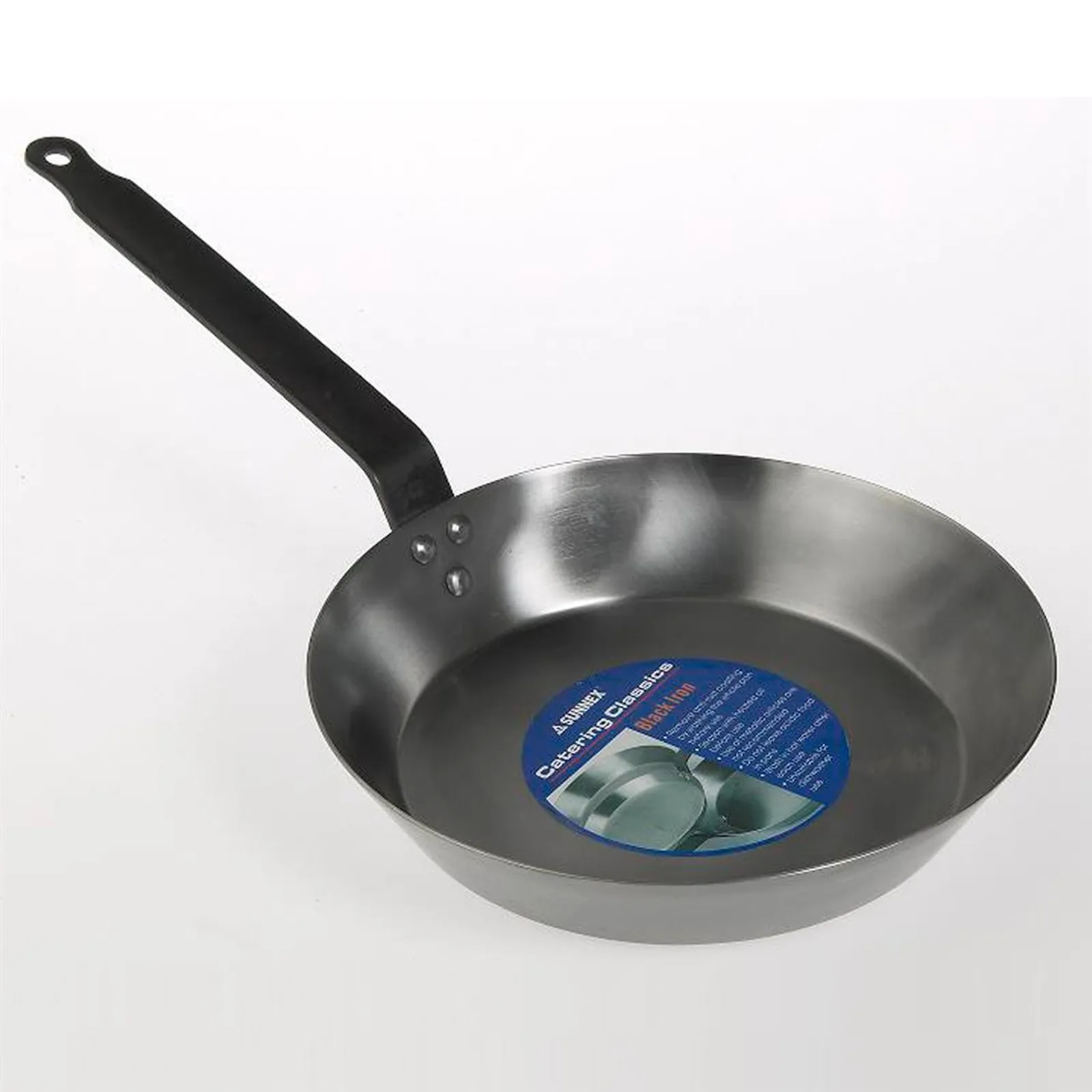 KH Sunnex BLKFRY30 - Black Iron Frypan 30cm