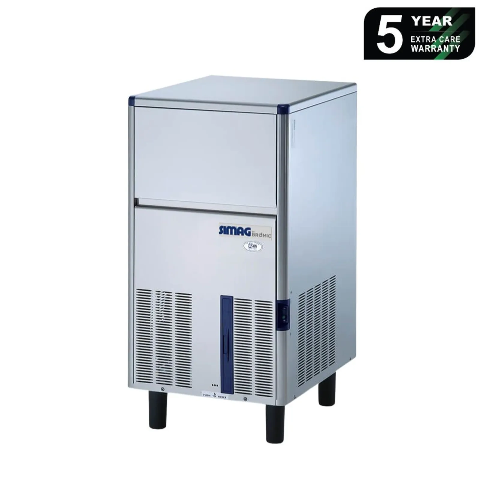 Bromic IM0050HC-NR - Self-Contained 47Kg/24h Hollow Cube Ice Machine