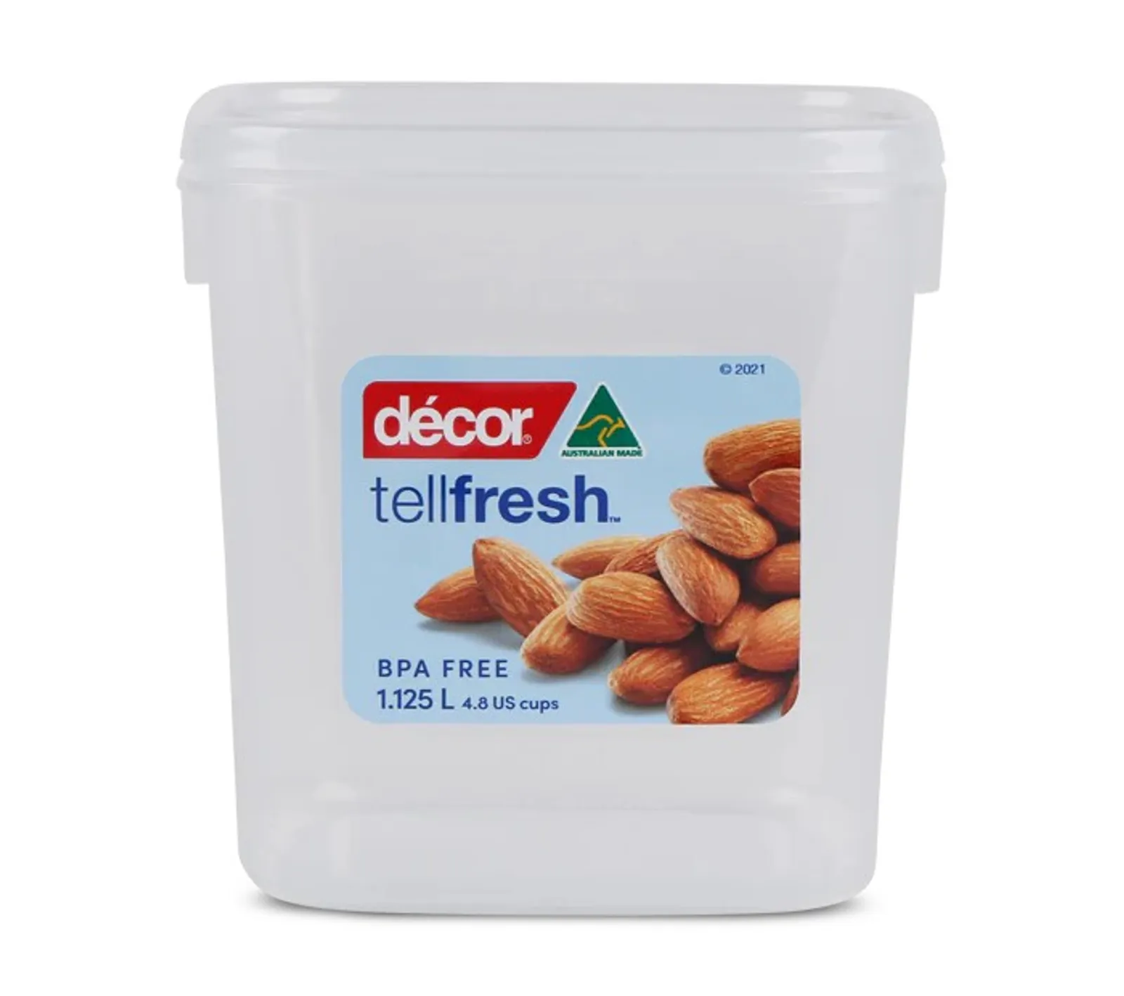 Decor Tellfresh 001060 - Food Container, Oblong, 1.125L