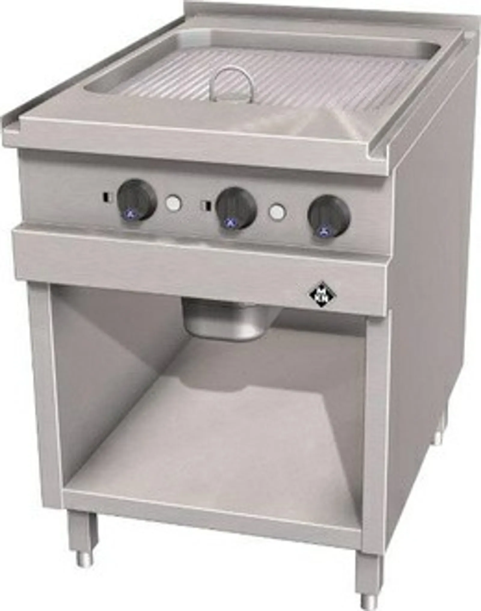 MKN 2021139A - Electric Griddle Plate 1 Supra Full Ribbed