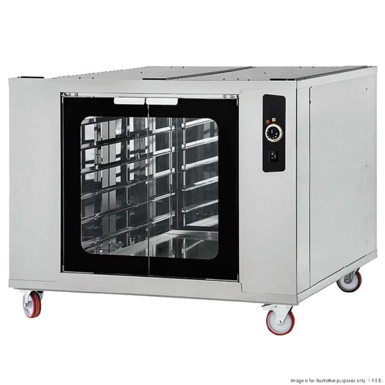 Baker Max TP4-44 - Prismafood Single Door 12 Tray Food Proving Chamber