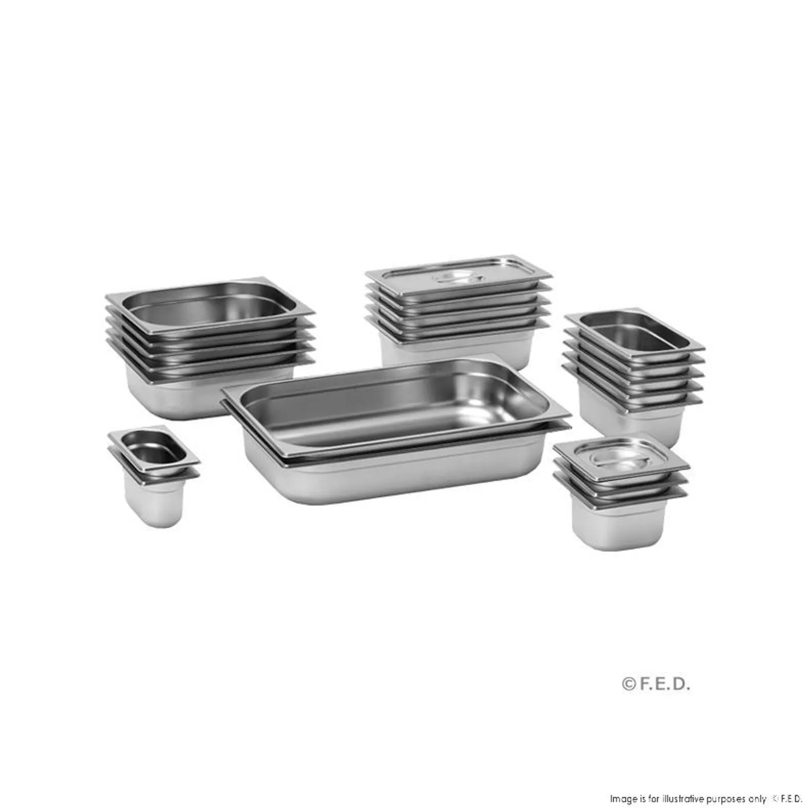 FED 12150 - 1/2 x 150 mm Gastronorm Pan Australian Style