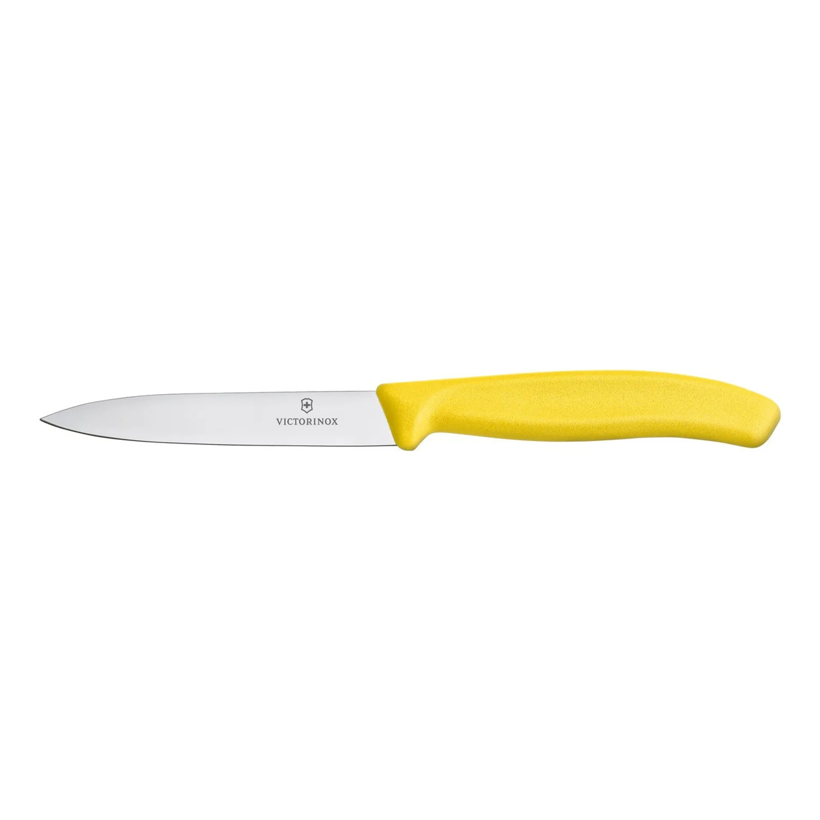 Victorinox 6.7796.L8B - Paring Knife, 10 cm Pointed Tip, Wavy + Str Edge, 2 pc Set, Yellow