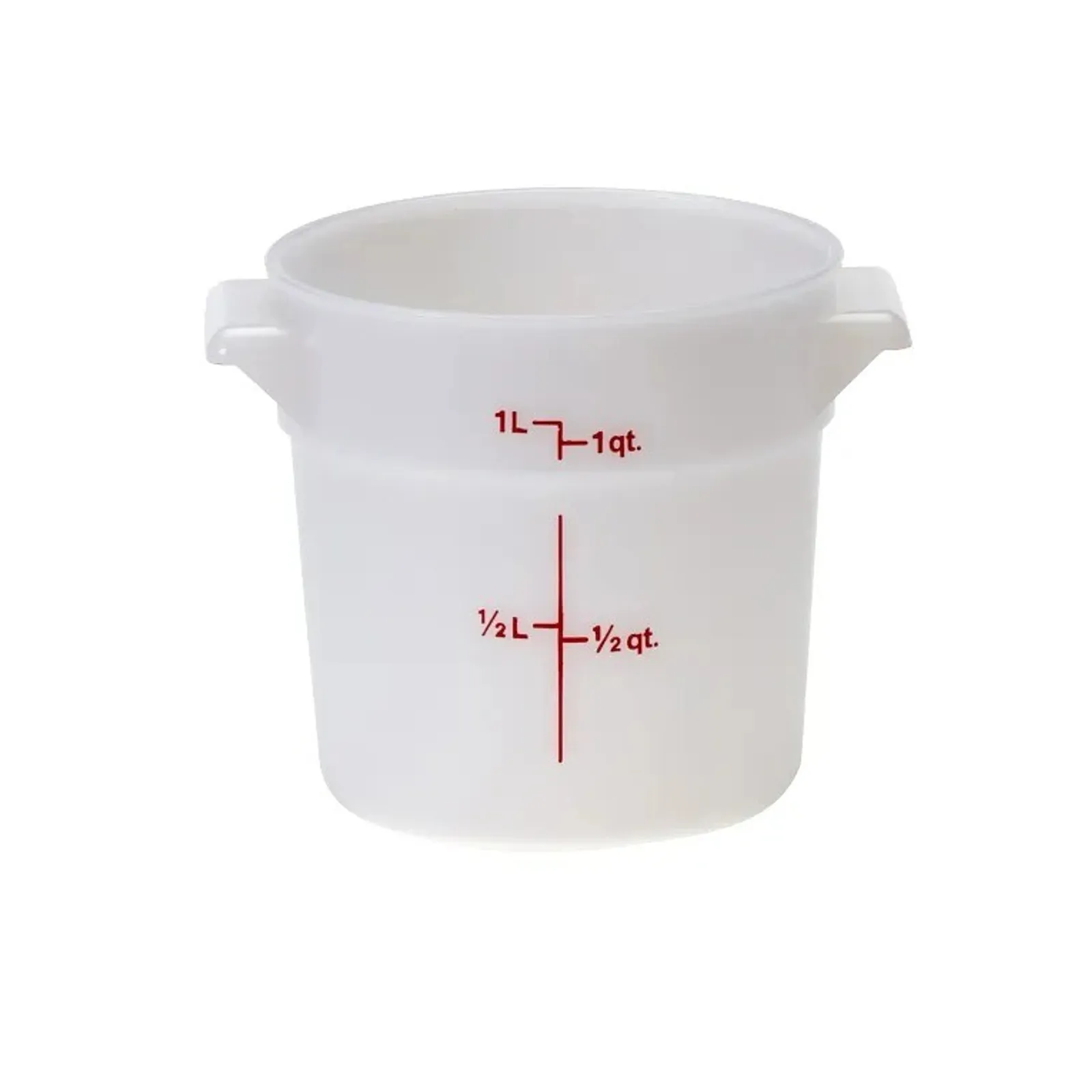 Cambro RFS1148 - Polyethylene Round Container 0.9L (Pack of 12)