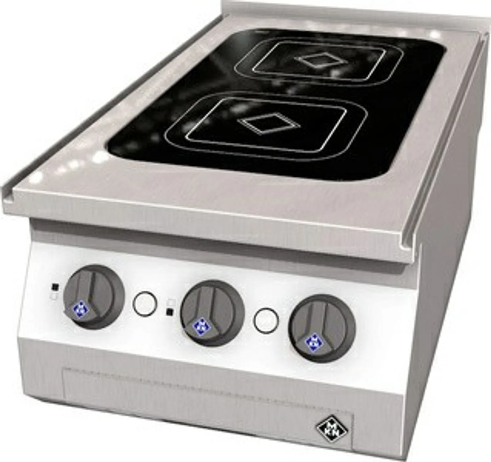 MKN 1223101 - Electric Induction 2-Zone Counter SL