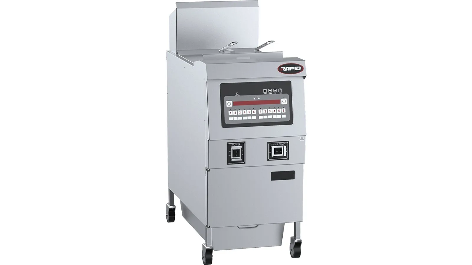 B+S Rapid RF-1E - Single Pan 2 Basket Rapid Electric Fryer