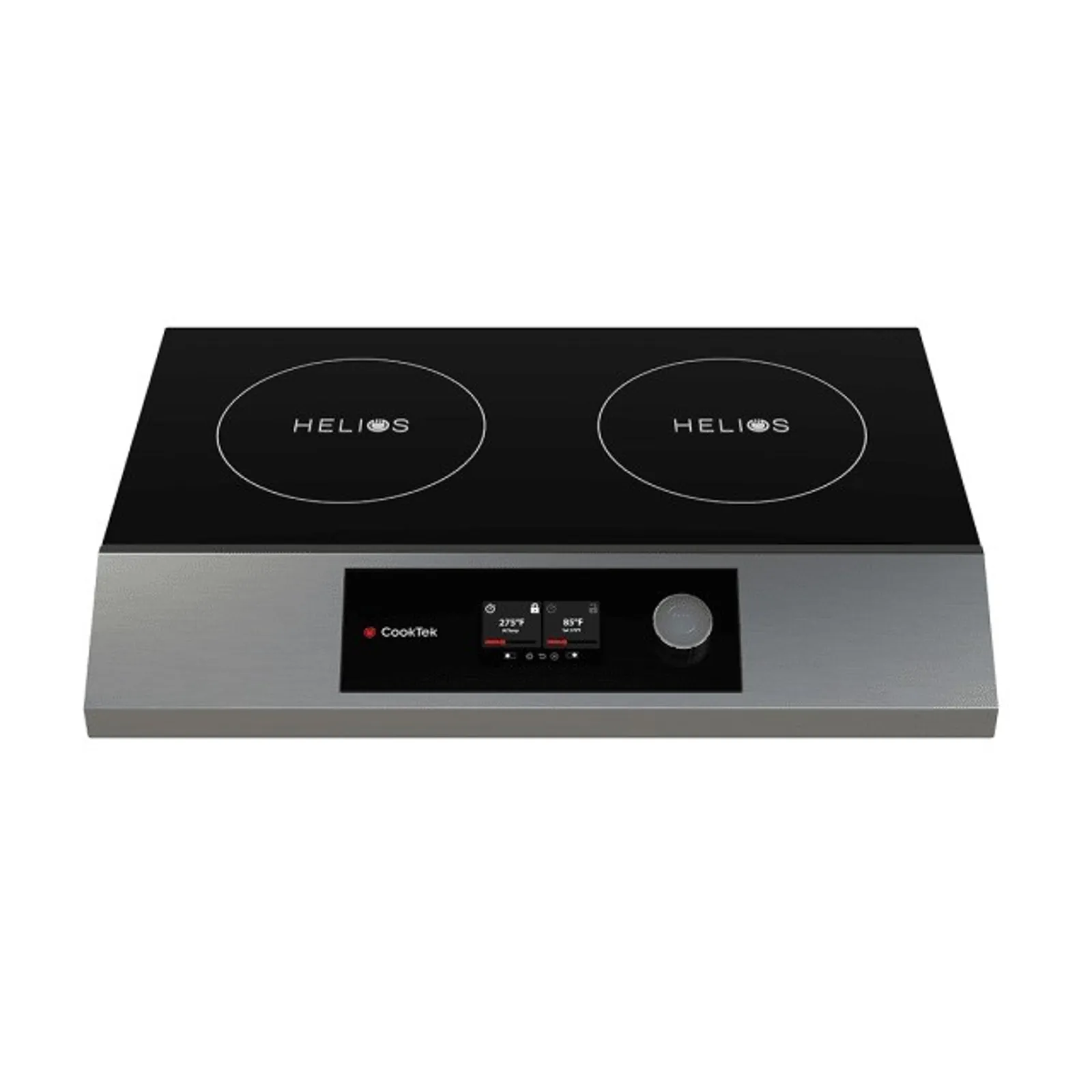 CookTek Helios Dual Hob Side by Side Countertop Induction Cooktop 32 Amp