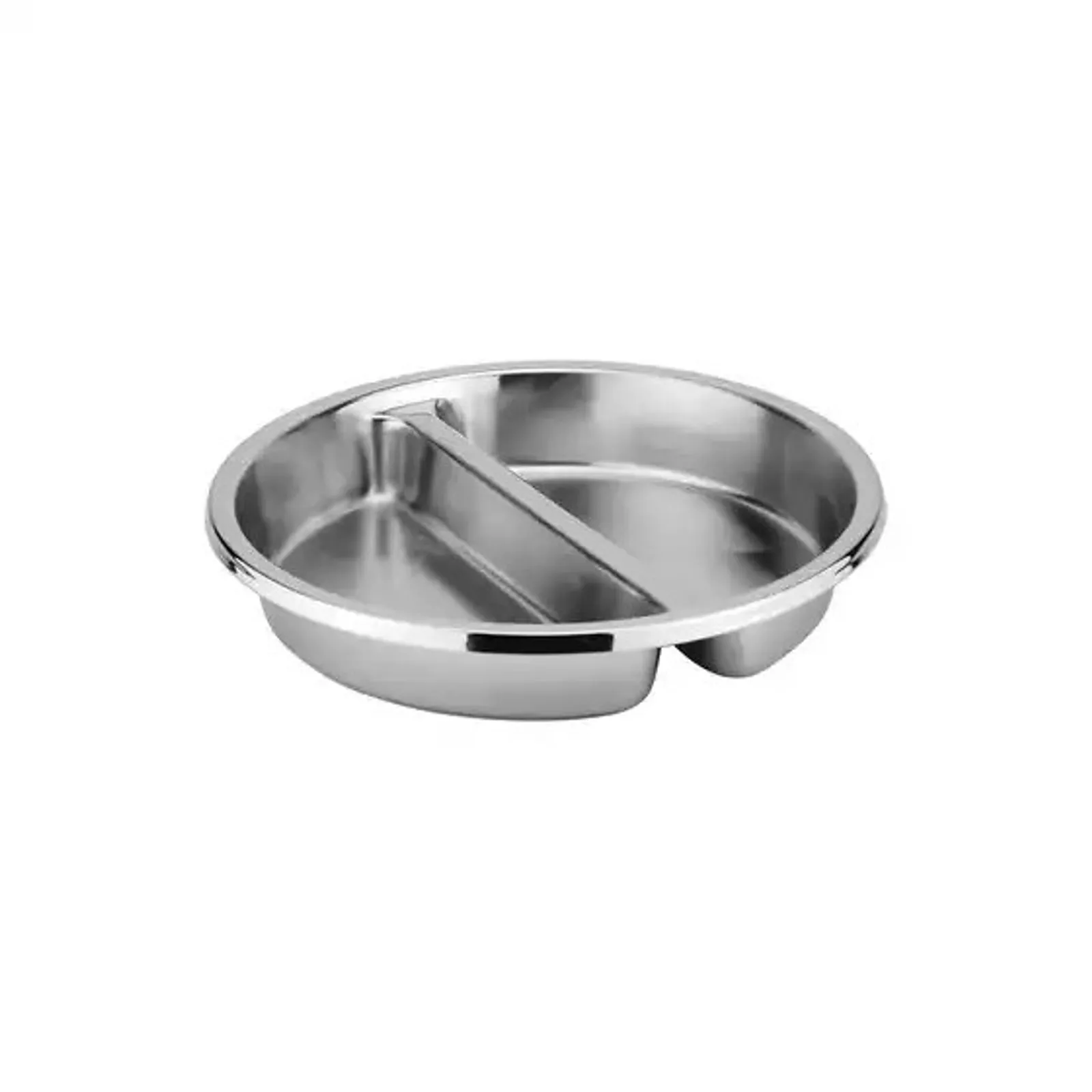 Athena 8335002 - Round Stainless Food Pan 380mm, 1 Divider