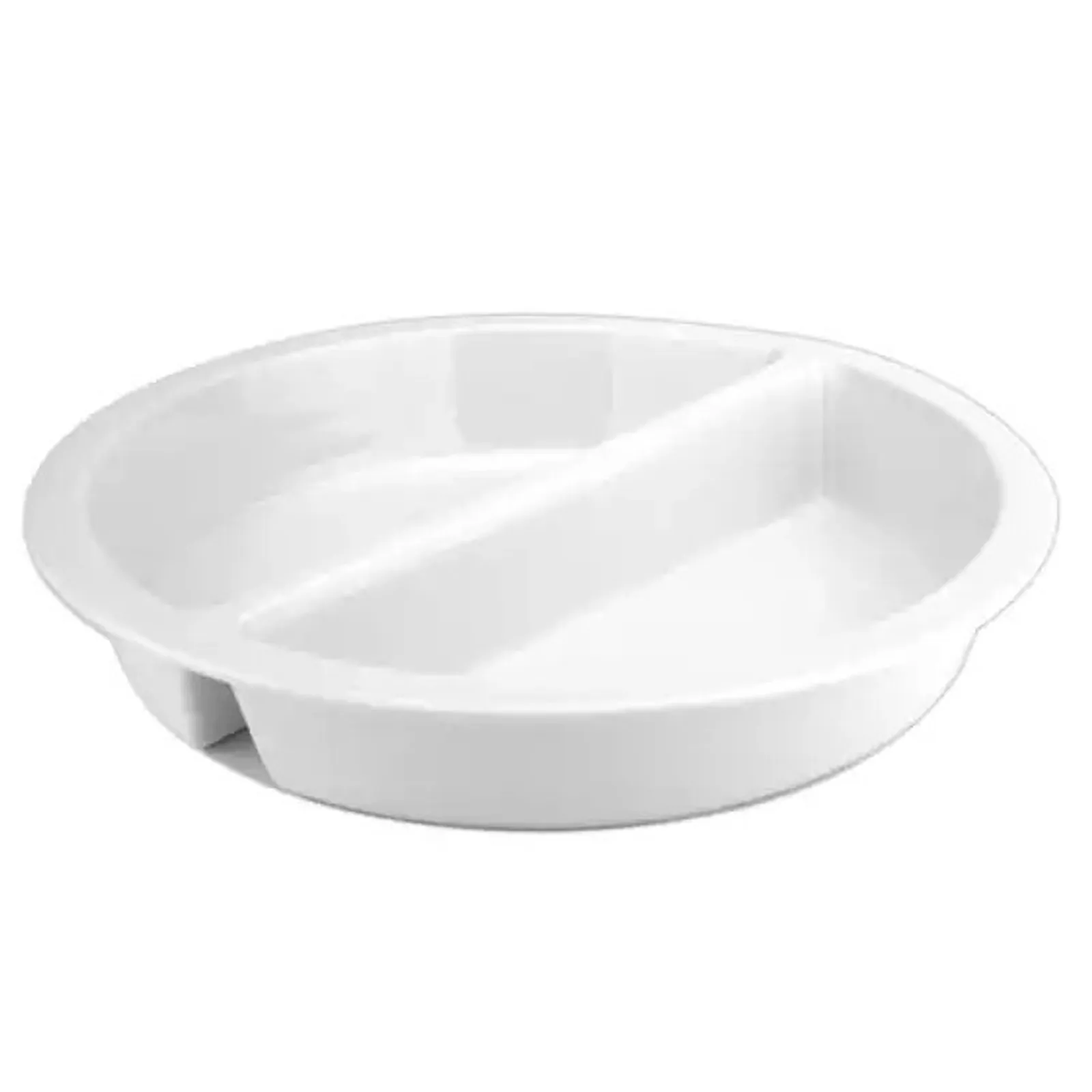 Athena 8335502 - Round Porcelain Food Pan 380mm, 1 Divider