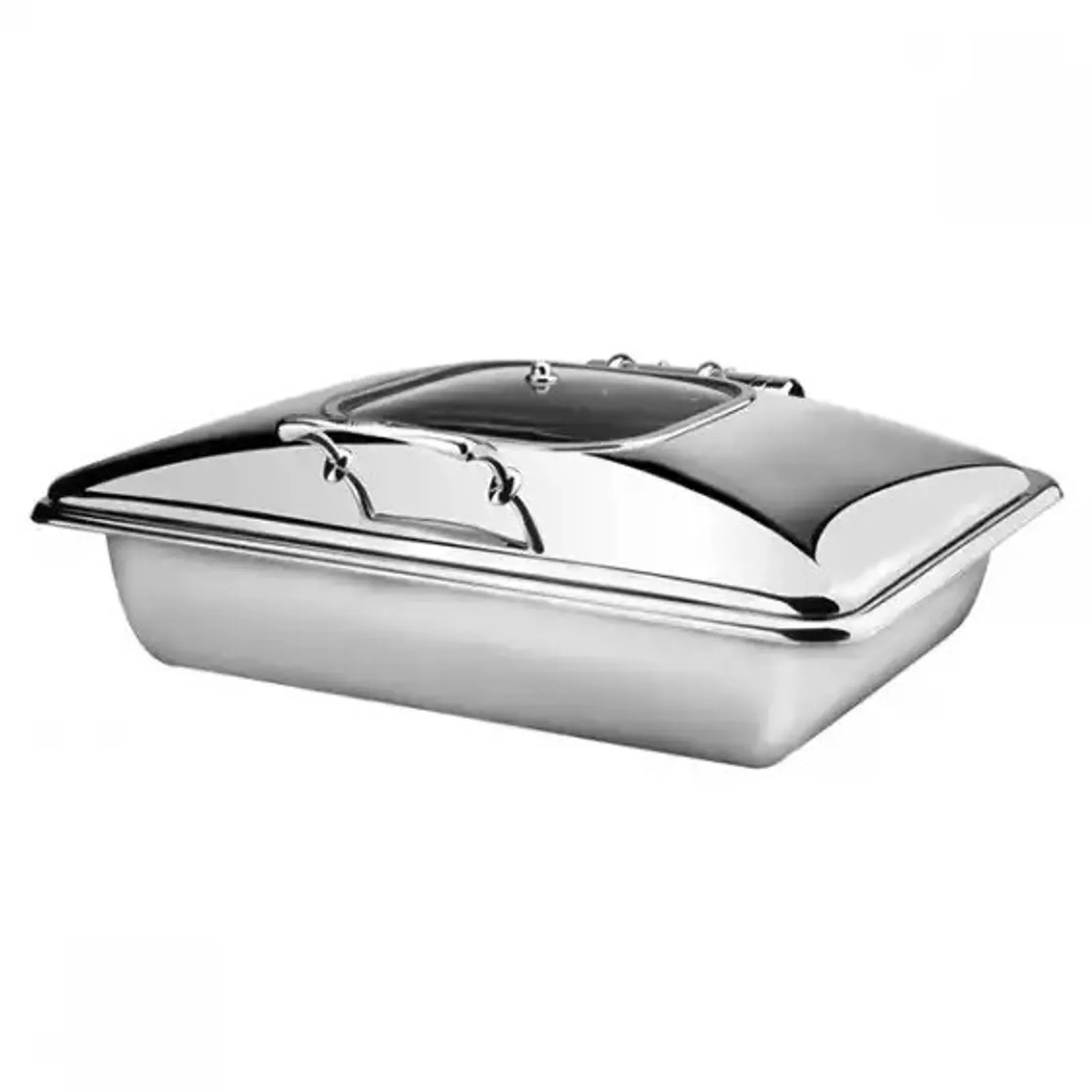 Athena 8331103 - Princess 1/1 Size Rectangular Chafer - Glass Lid