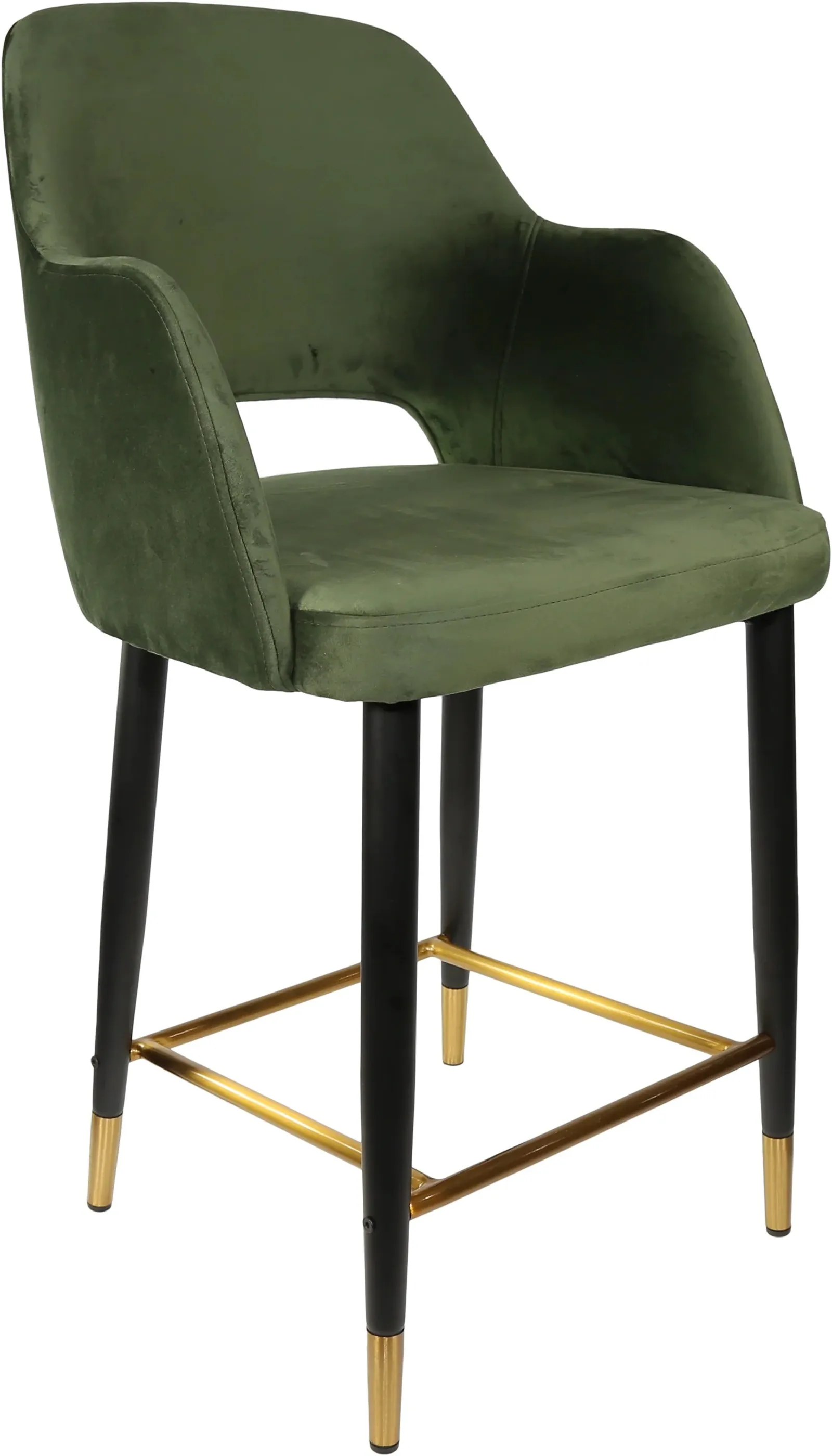 Durafurn Sorbet Counter Stool - Black Metal 650h Legs