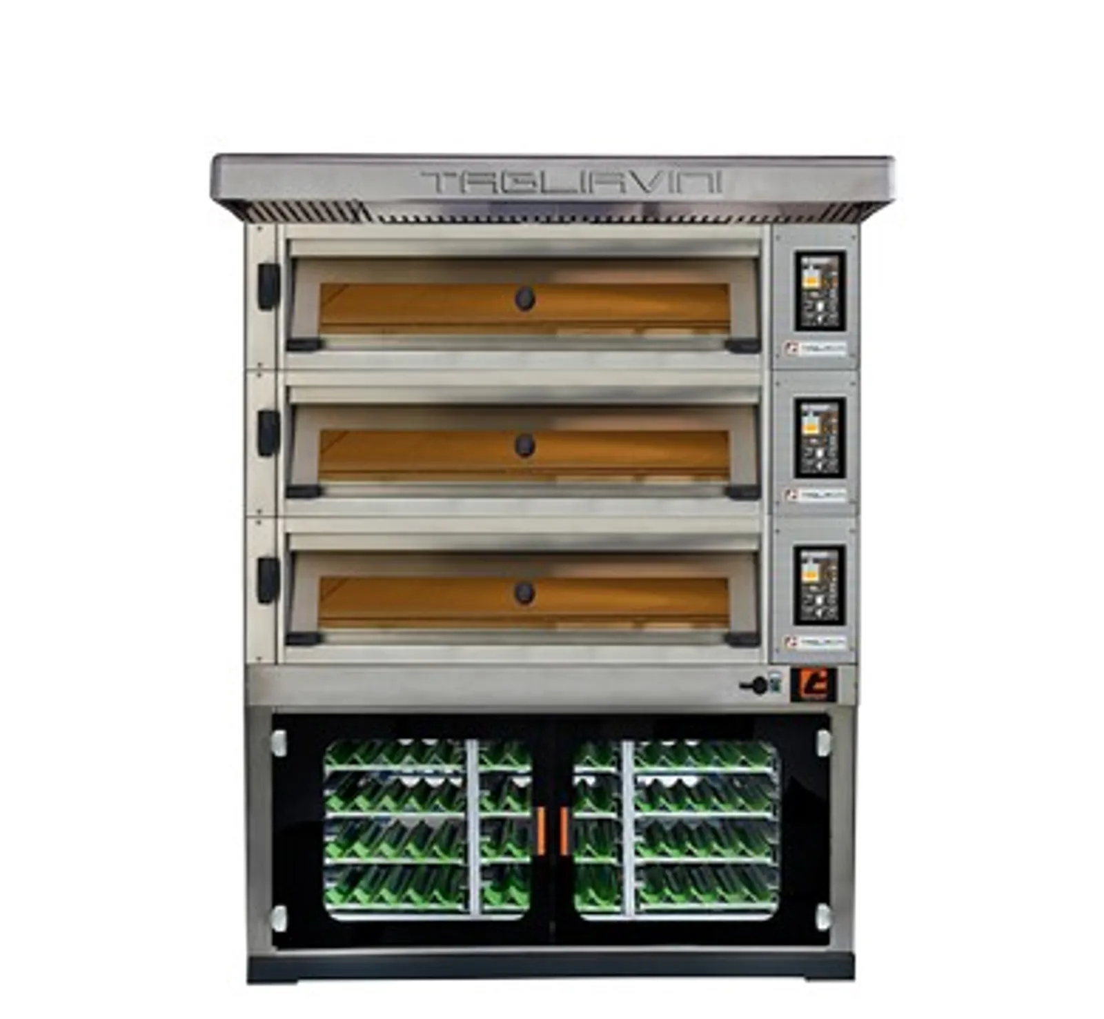 Tagliavini 3EMT24676BSPT - 3 Deck Electric Modular Deck Oven / Prover Under