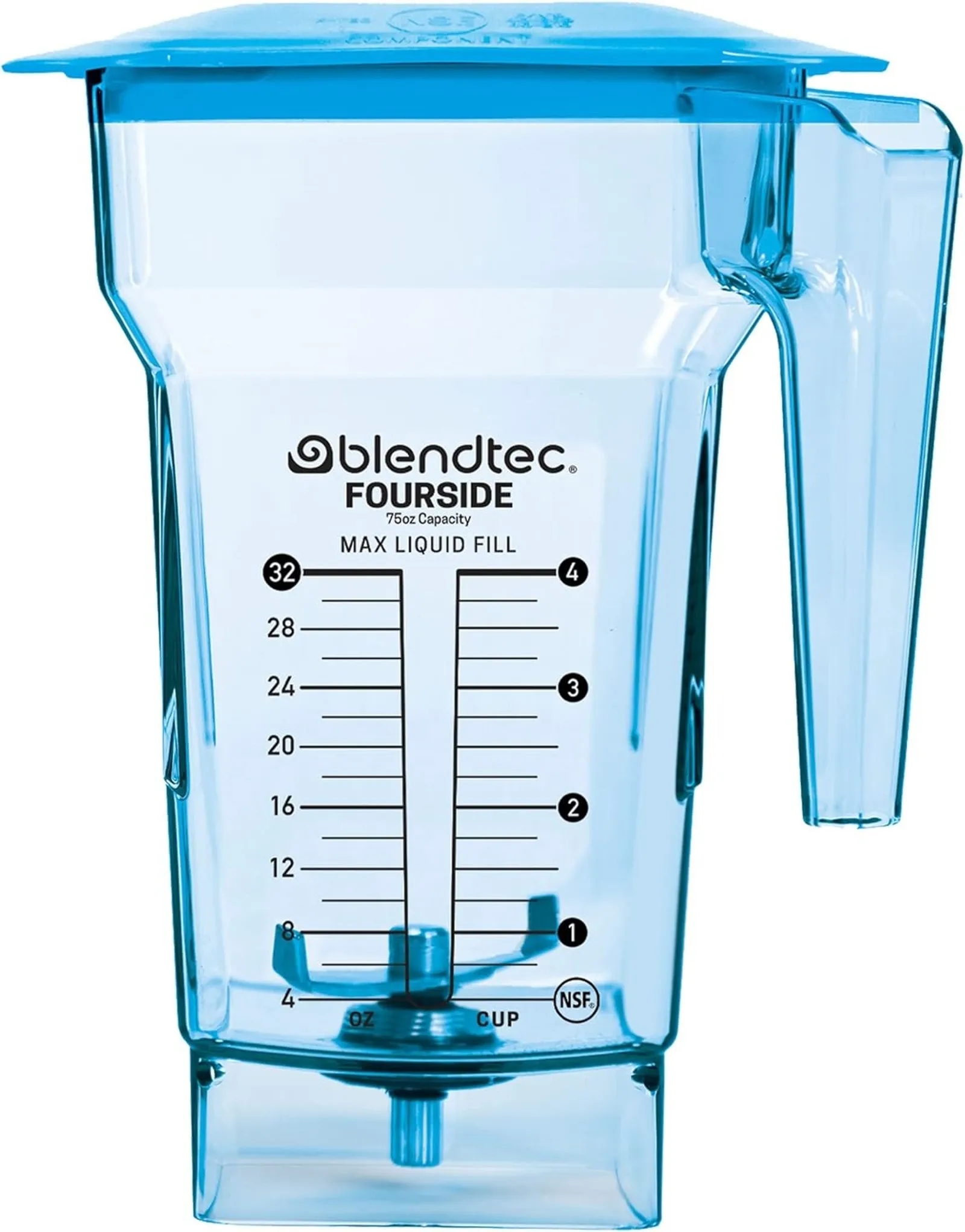 Blendtec BA-40-713-B01 - Coloured Fourside Jar for Blender (Blue)