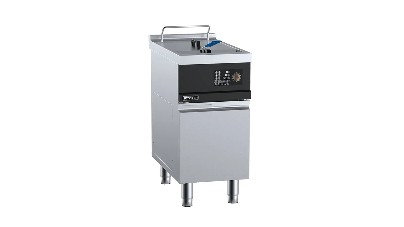 SCooker HLYZDN-C12 - Induction Single Pan Two Basket Fryer 12kw