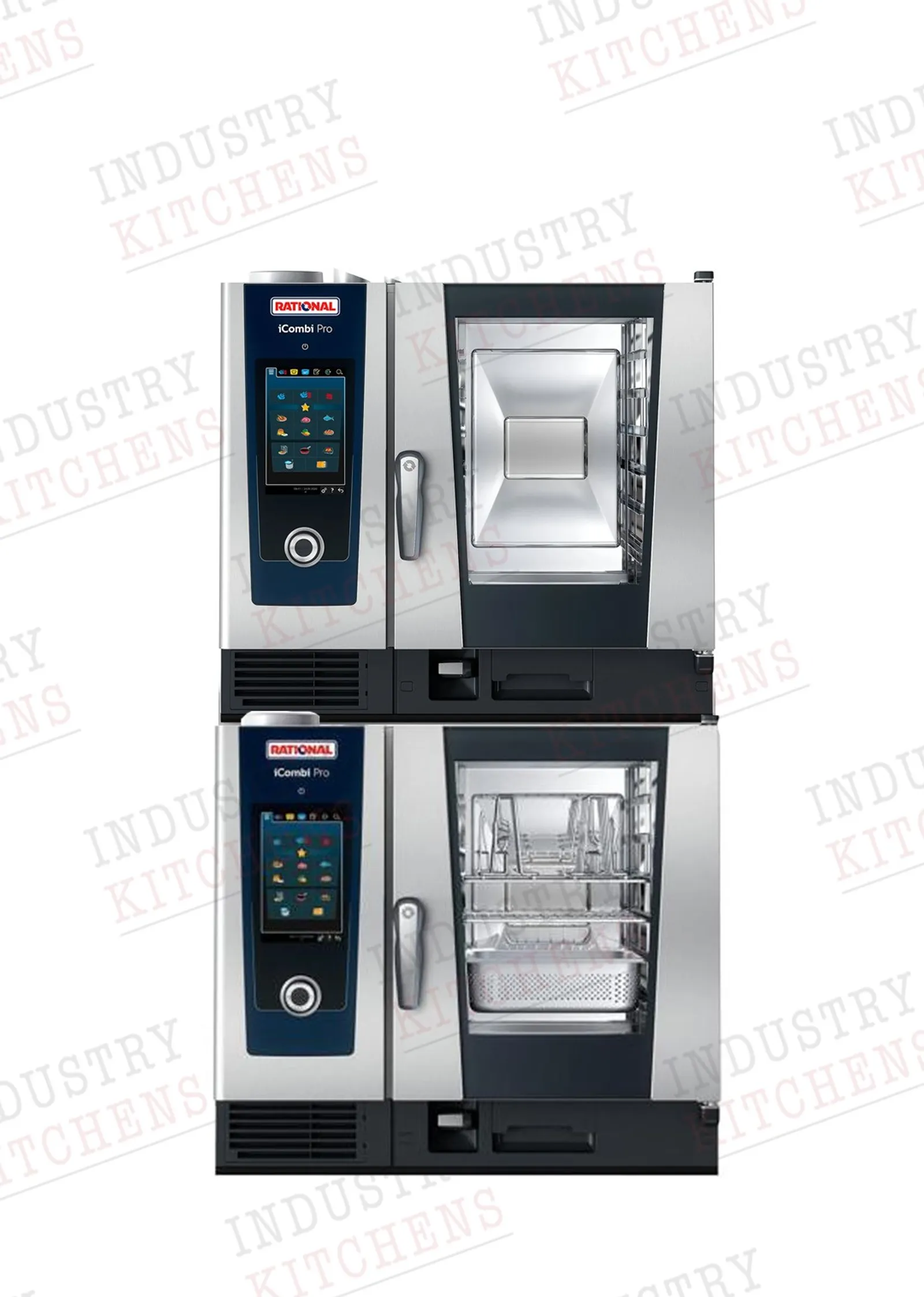 Rational Duo iCombi Pro 6-1/1 GN Gas Combi Oven on 6-1/1 GN Electric Combi Oven