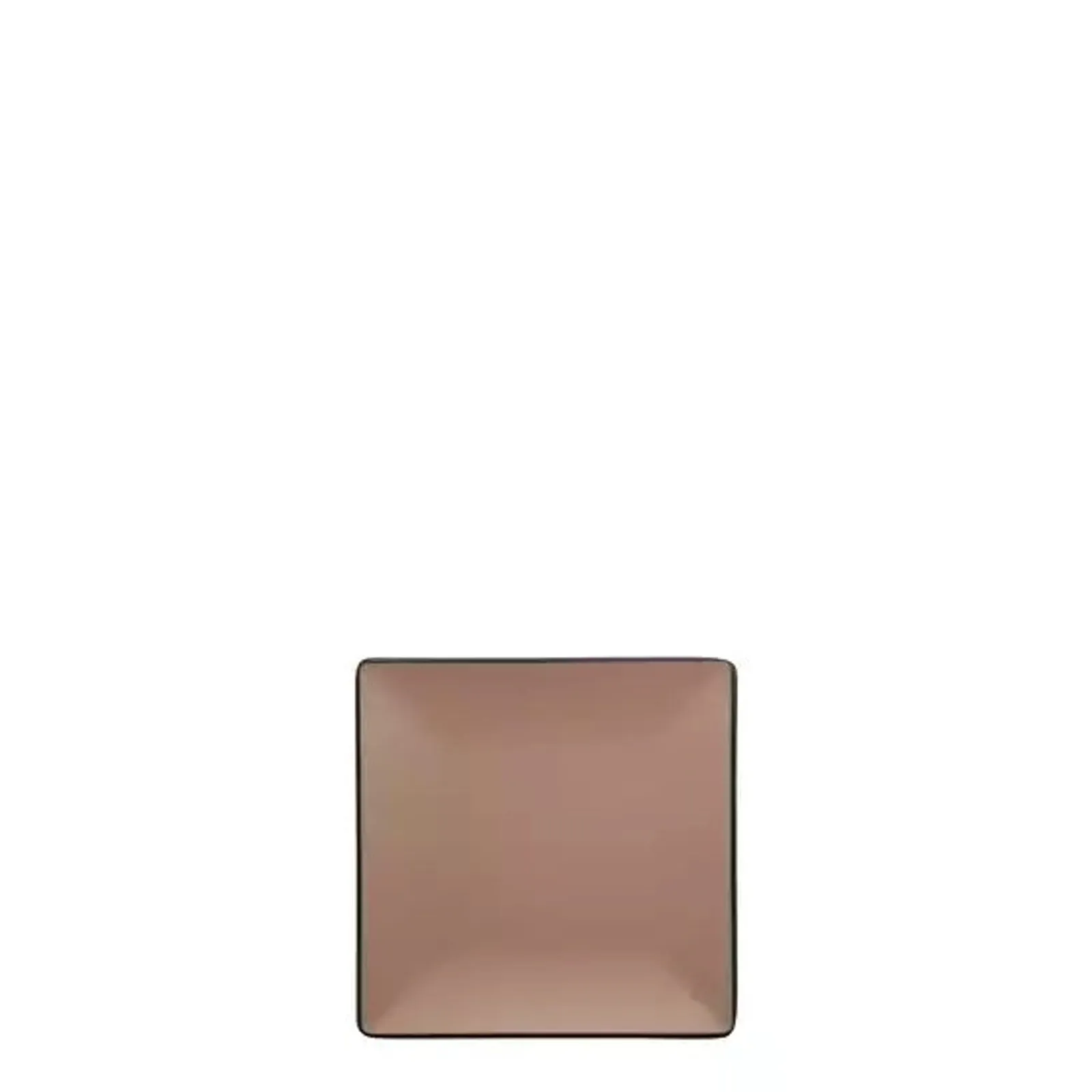 Cou Cou 828301-BE - Dual Colour Beige & Black Square Plate 175mm