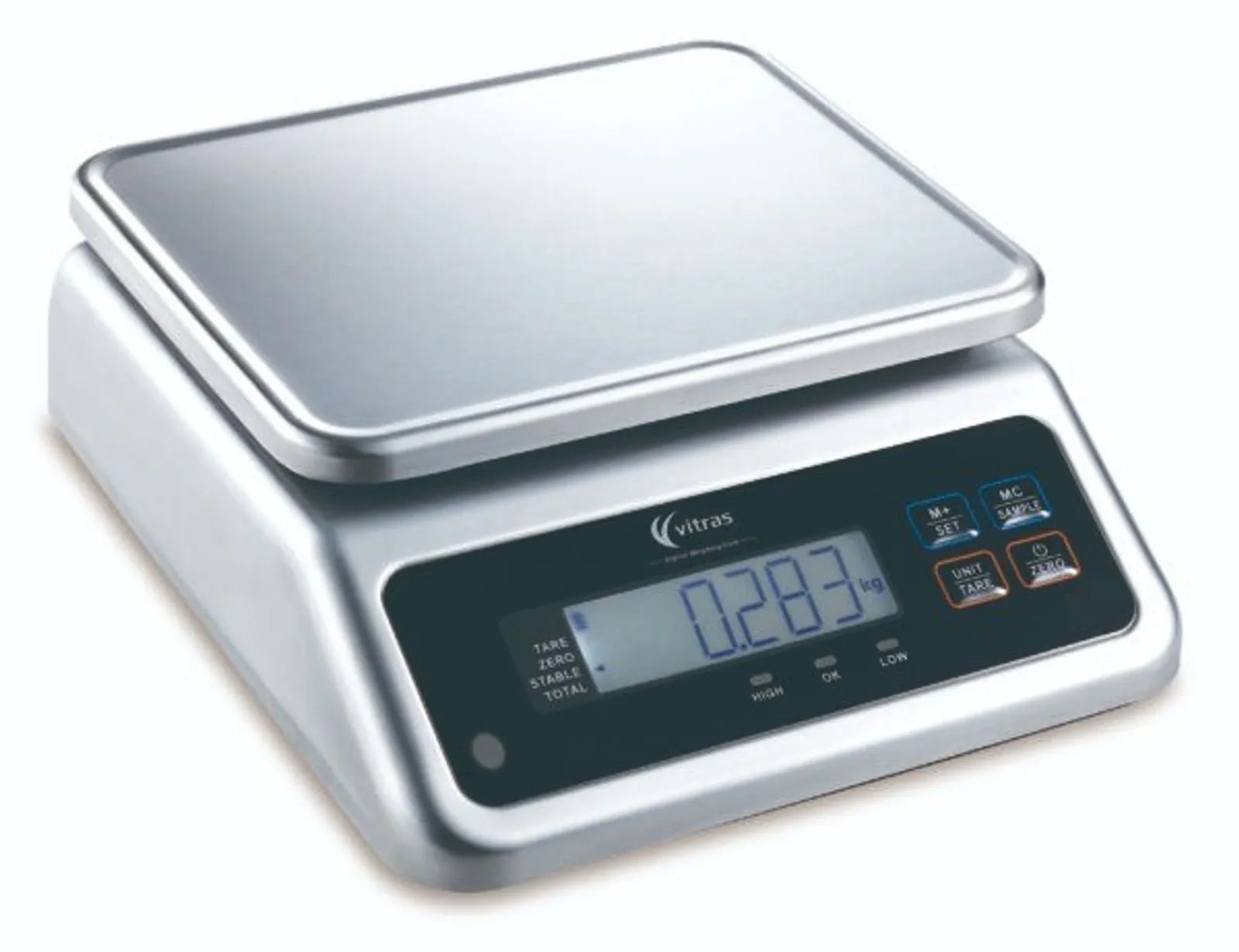 Vitras PSC9502 - Dual Display 30kg Waterproof Portion Scale