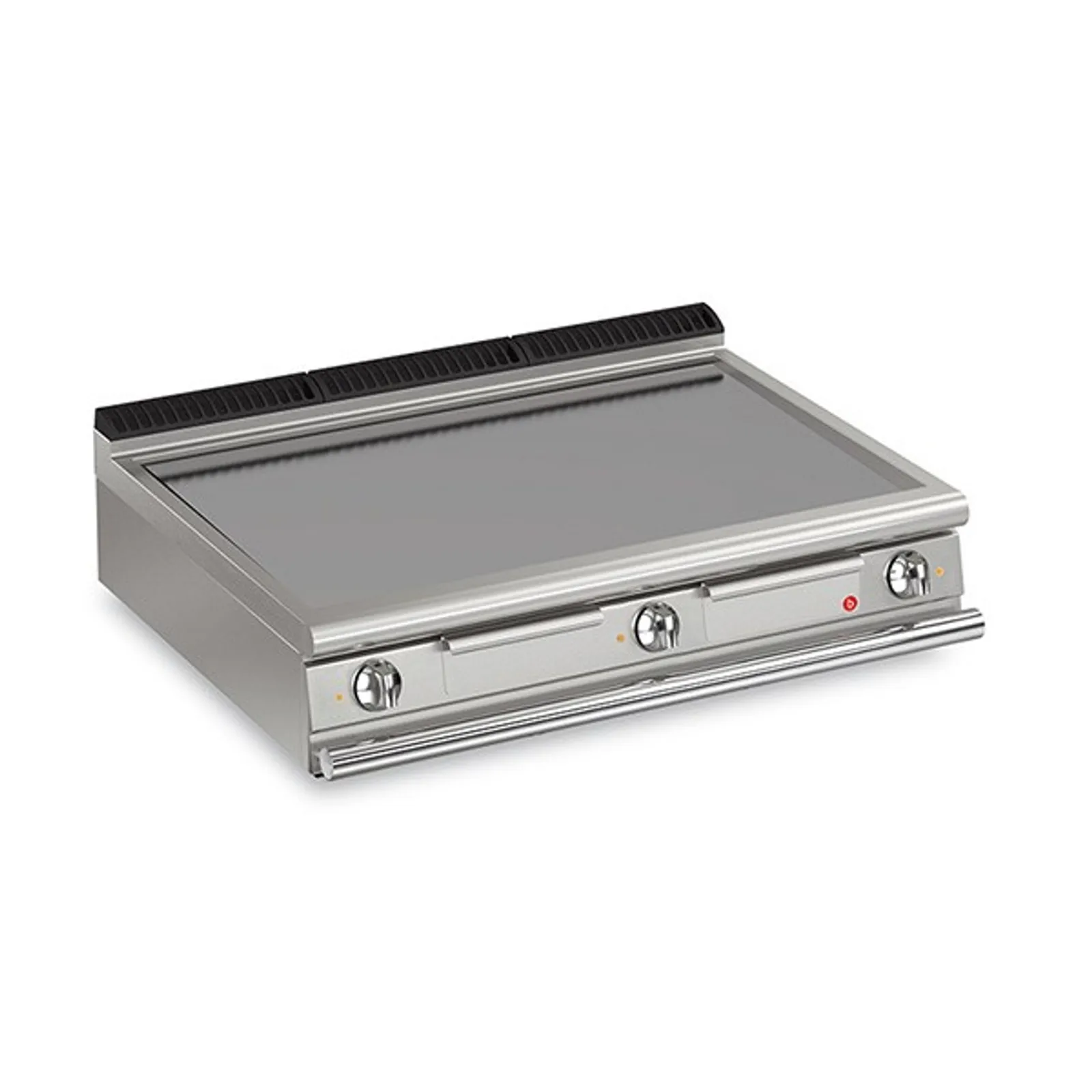 Baron Q70FT/E1200 - 3 Burner Electric Fry Top with Smooth Mild Steel Plate and Thermostat Control