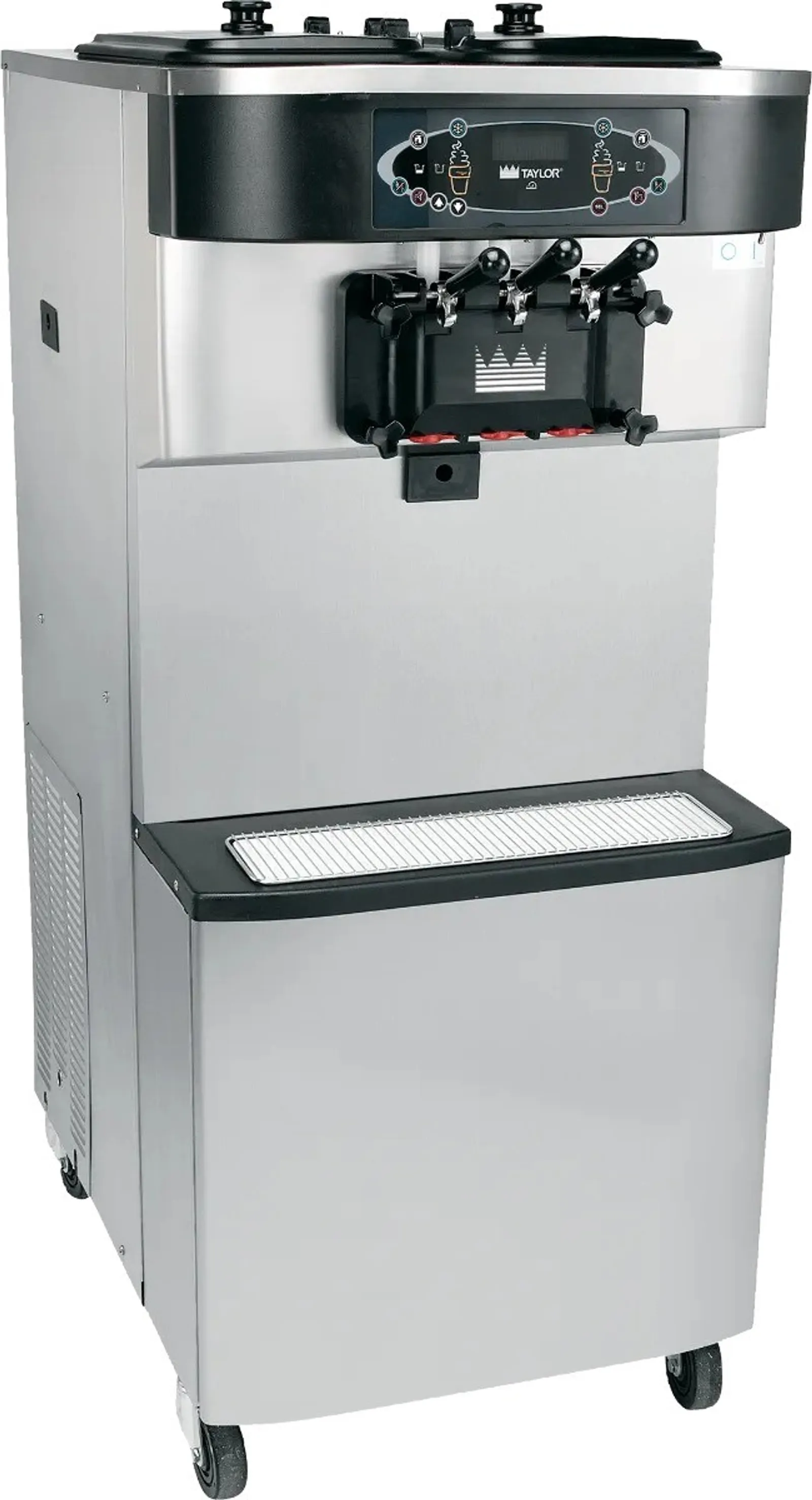 Taylor C713 166065 - Twin Twist Floor Standing High Capacity Soft Serve Machine - Double Barrel 3.2ltr