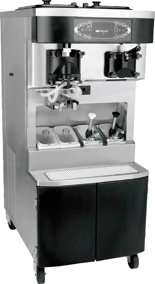 Taylor C606 276043 - Combination Shake and Soft Serve Machine with Heat Treat Cycle - Double Barrel