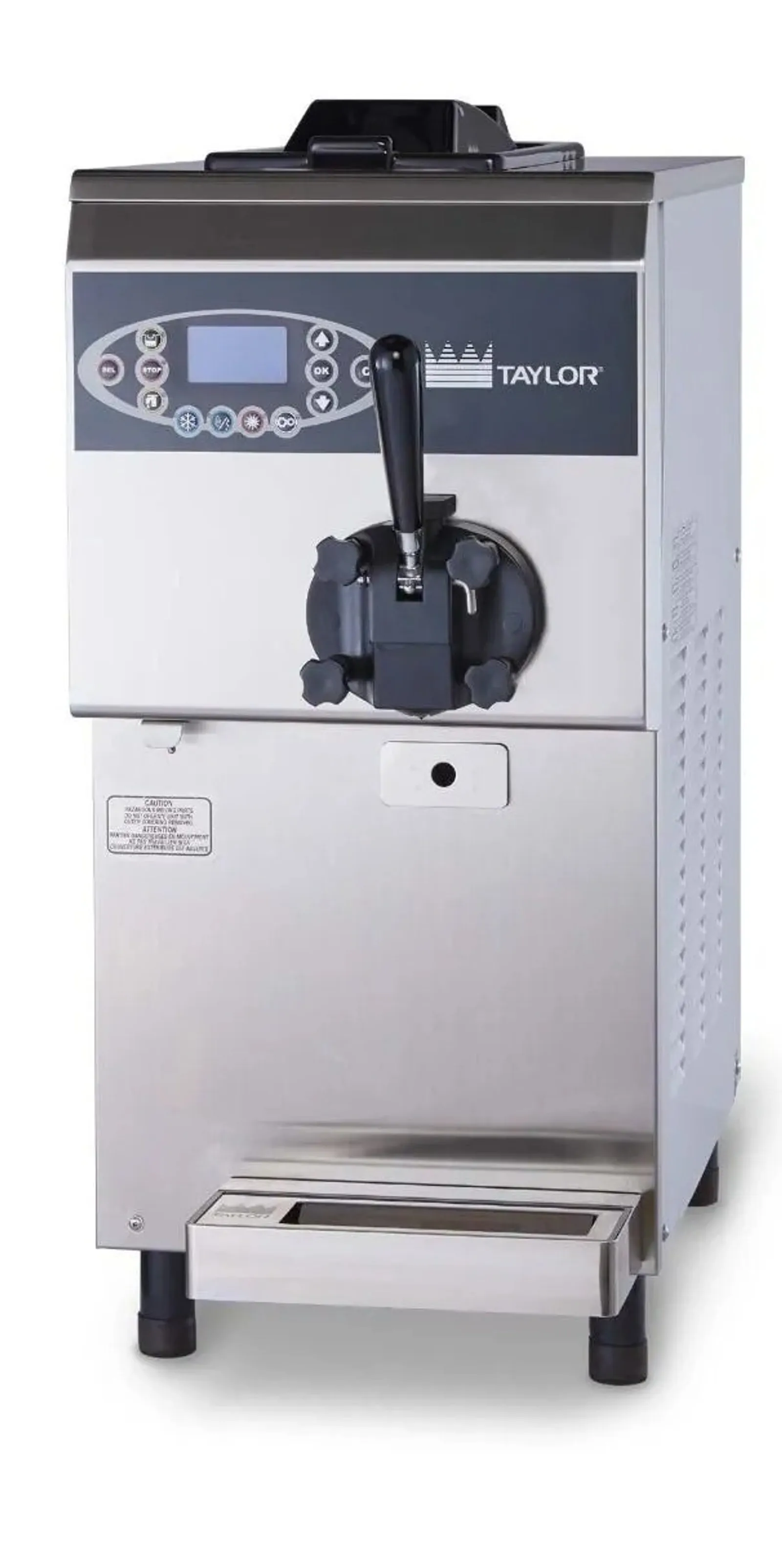 Taylor 736 272962 - Pump Fed, Bench Top Soft Serve Machine with Heat Treat Cycle - Single Barrel